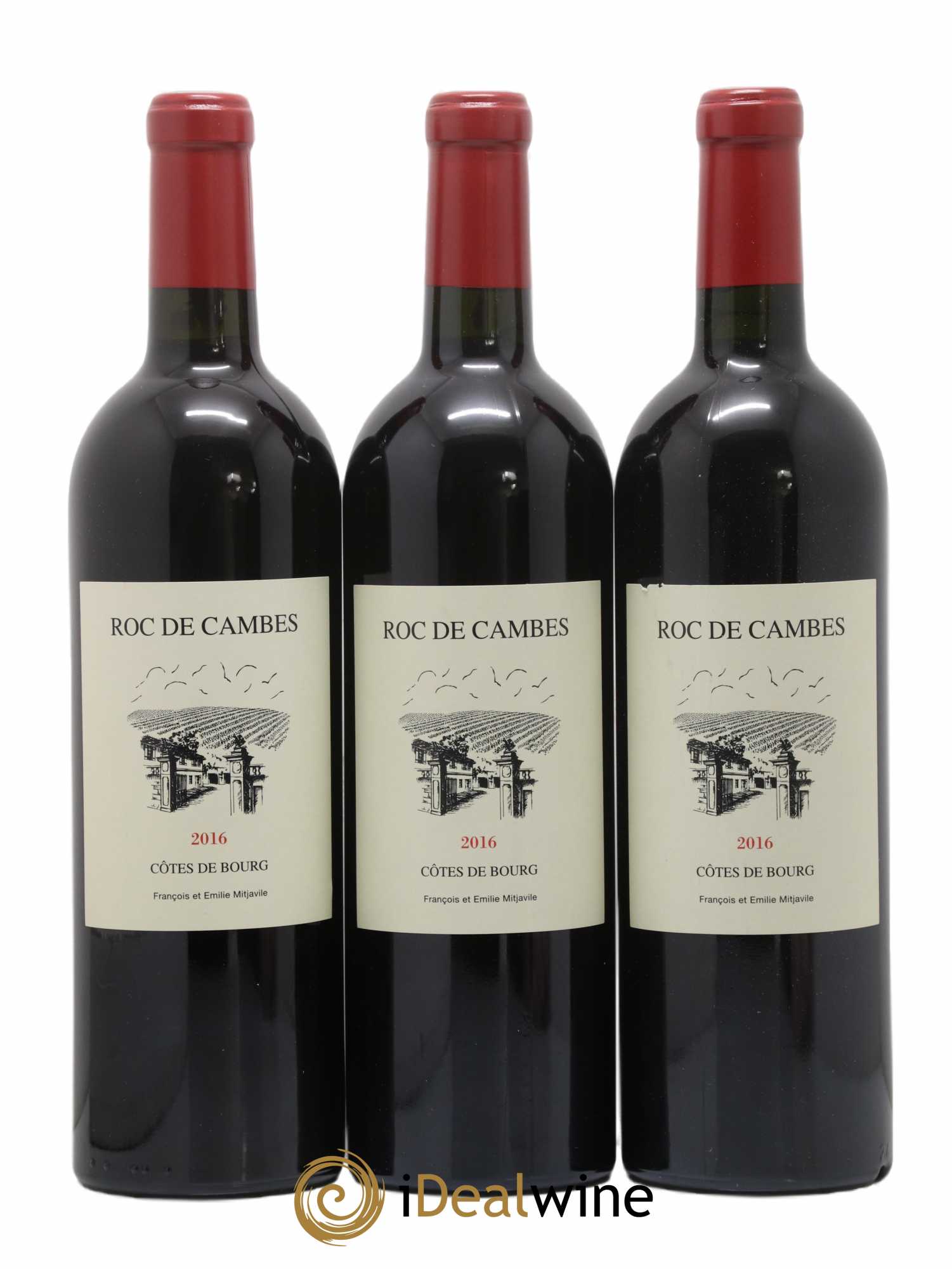 Roc de Cambes 2016 - Posten von 3 Flaschen - 0