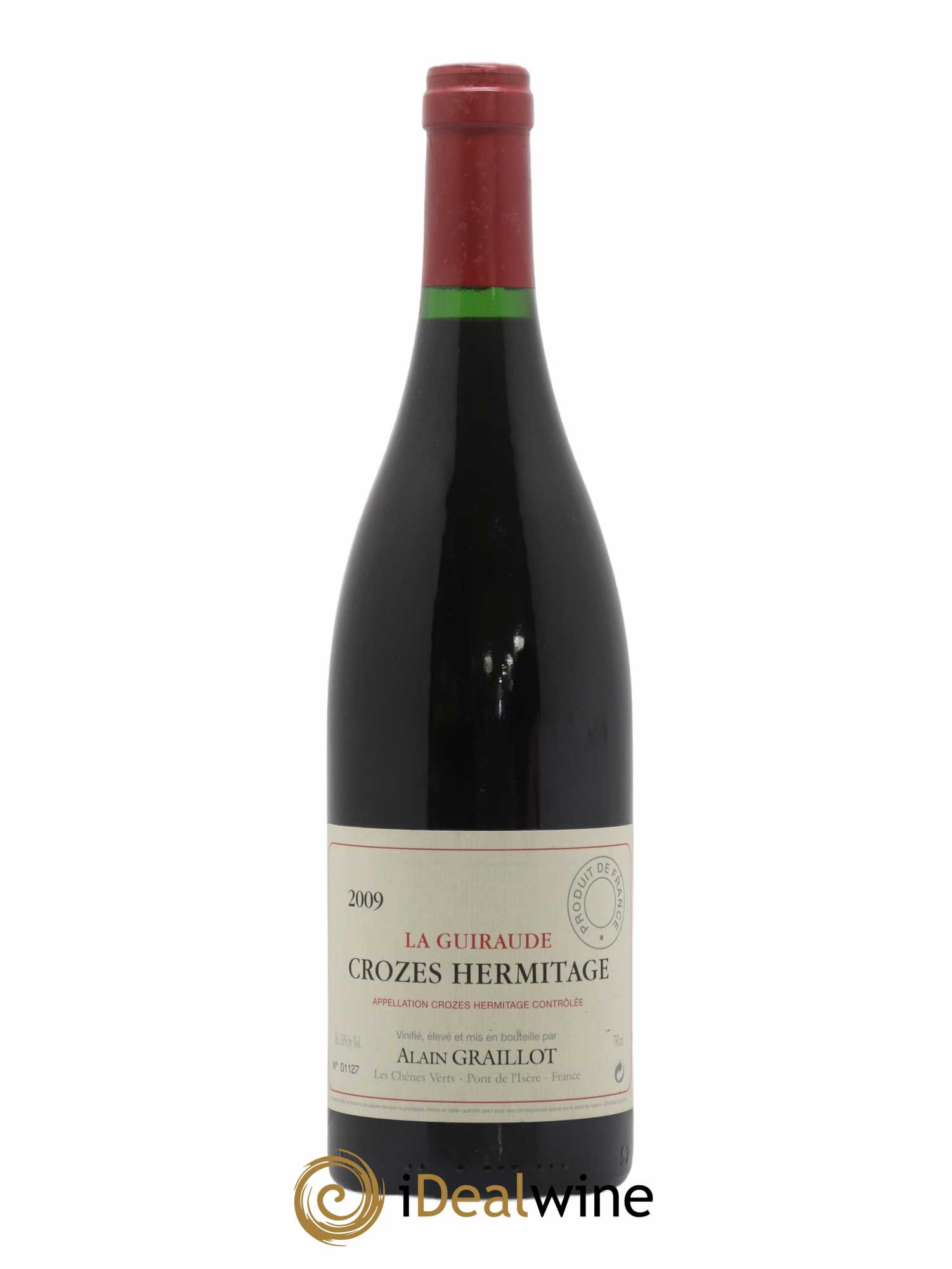 Crozes-Hermitage La Guiraude Domaine Graillot 2009 - Lot de 1 bouteille - 0