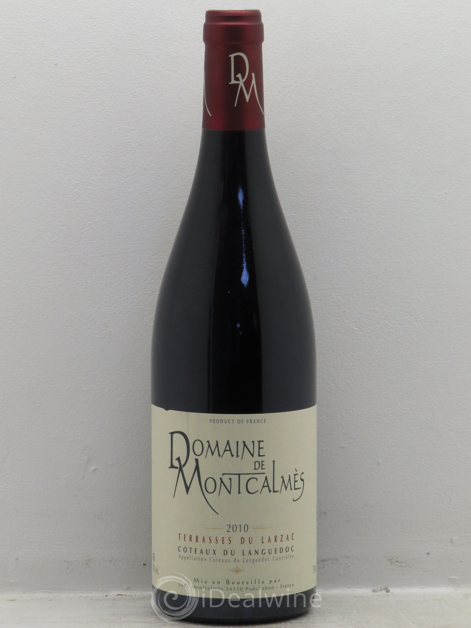 Terrasses du Larzac Domaine de Montcalmès Frédéric Pourtalié 2010 - Lot de 1 bouteille - 0
