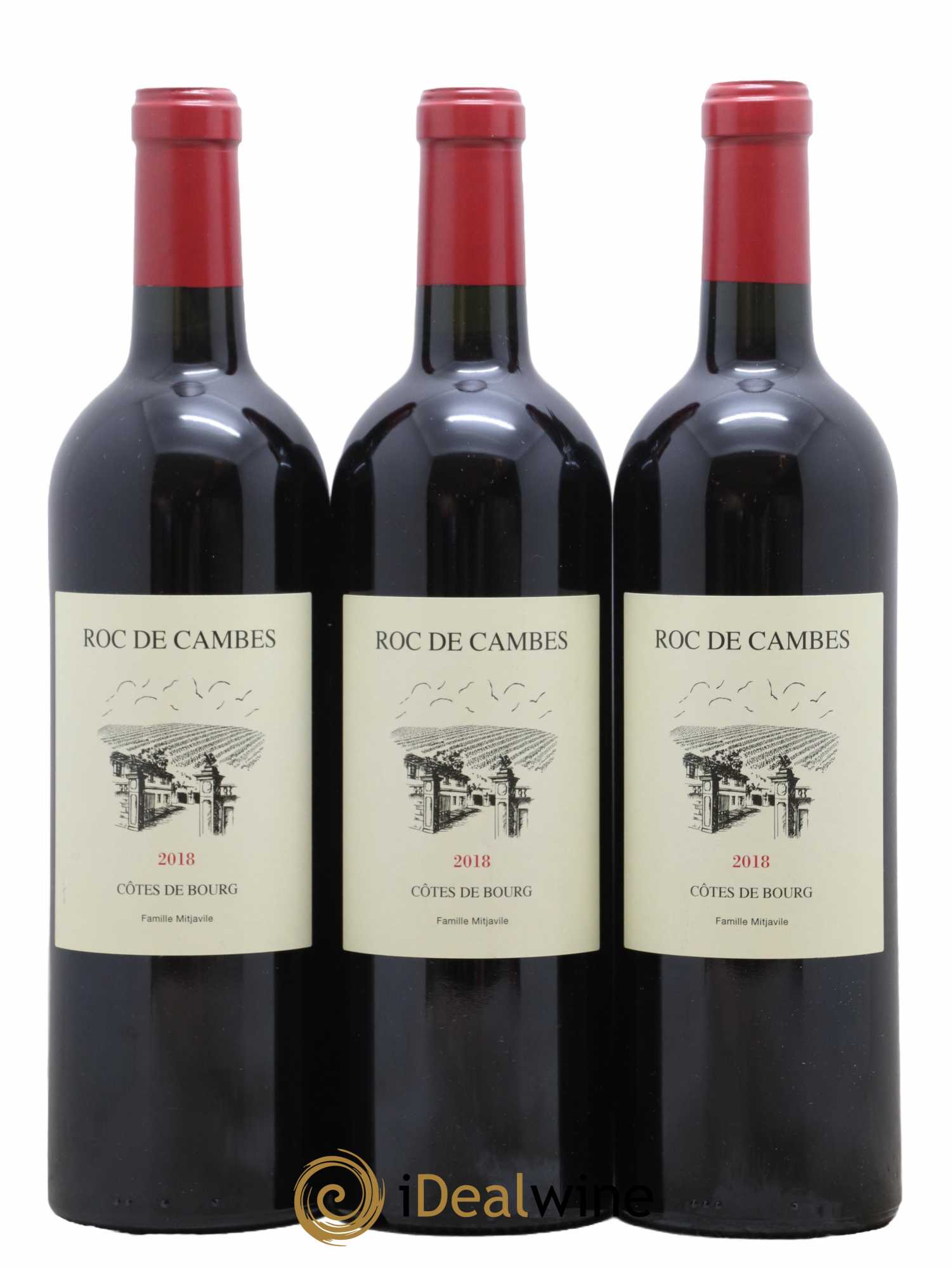 Roc de Cambes 2018 - Lot of 3 bottles - 0