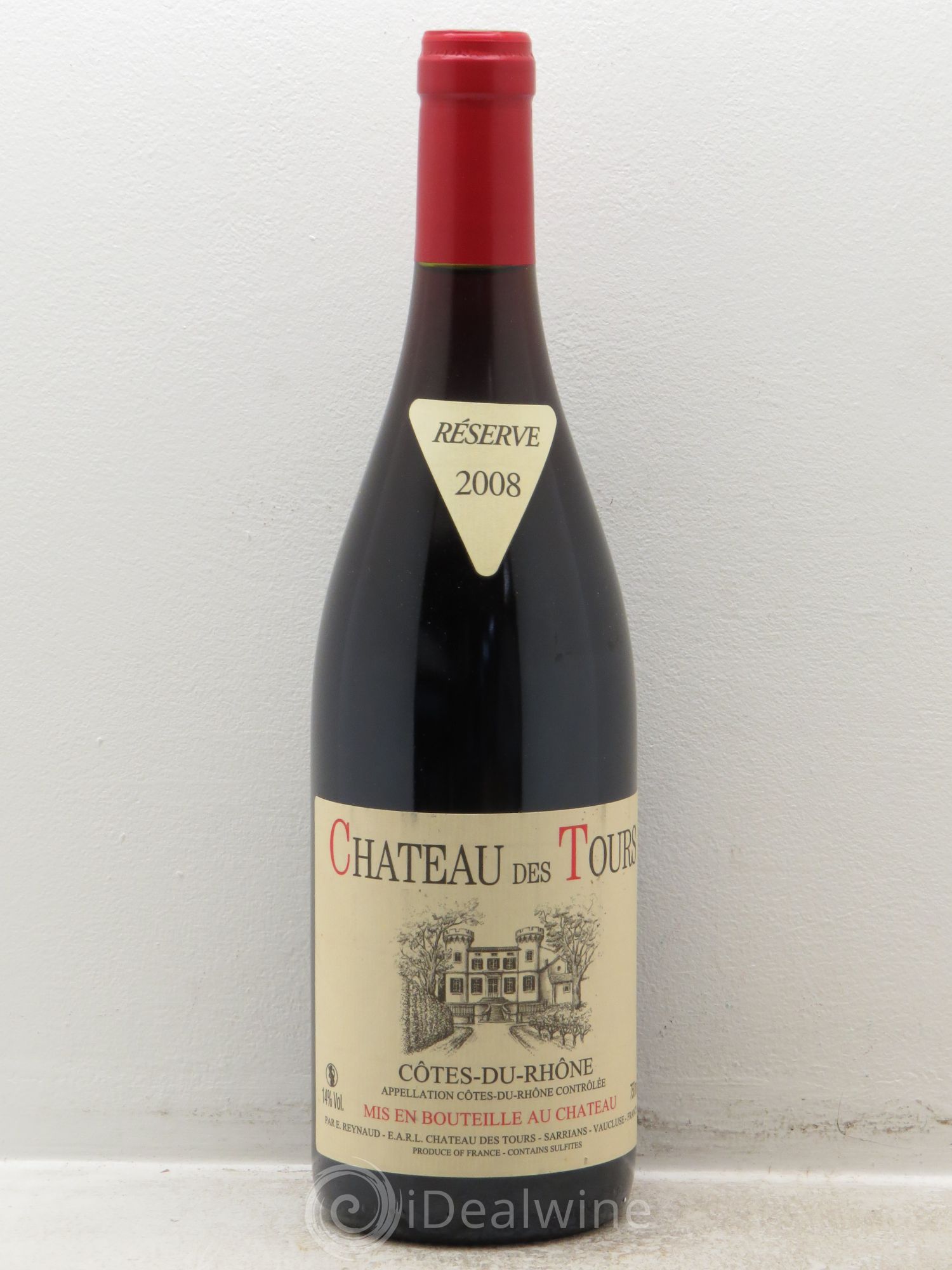 Côtes-du-Rhône Château des Tours Emmanuel Reynaud 2008 - Lot de 1 bouteille - 0