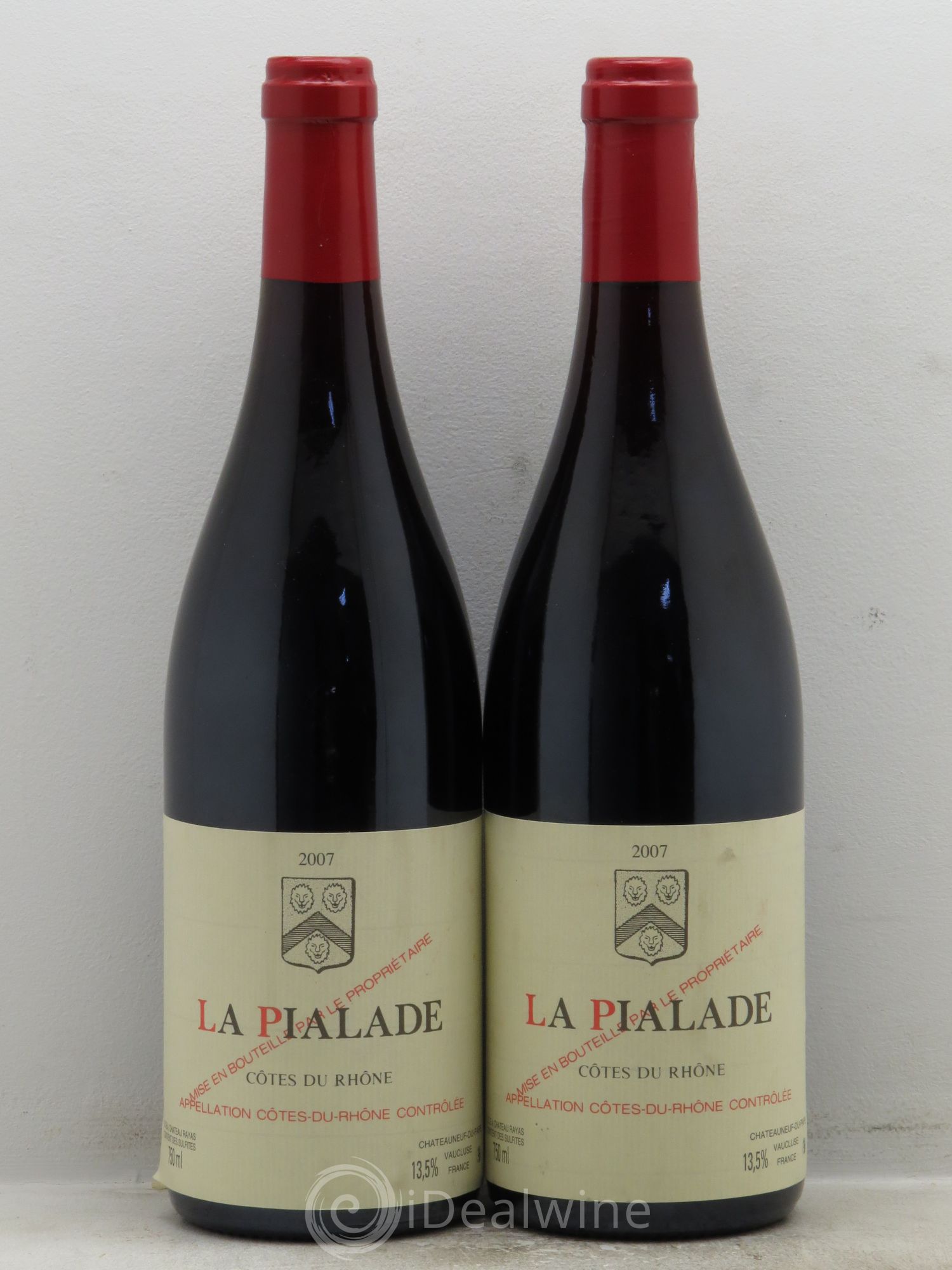 Côtes-du-Rhône La Plaiade 2007 - Lot de 2 bouteilles - 0