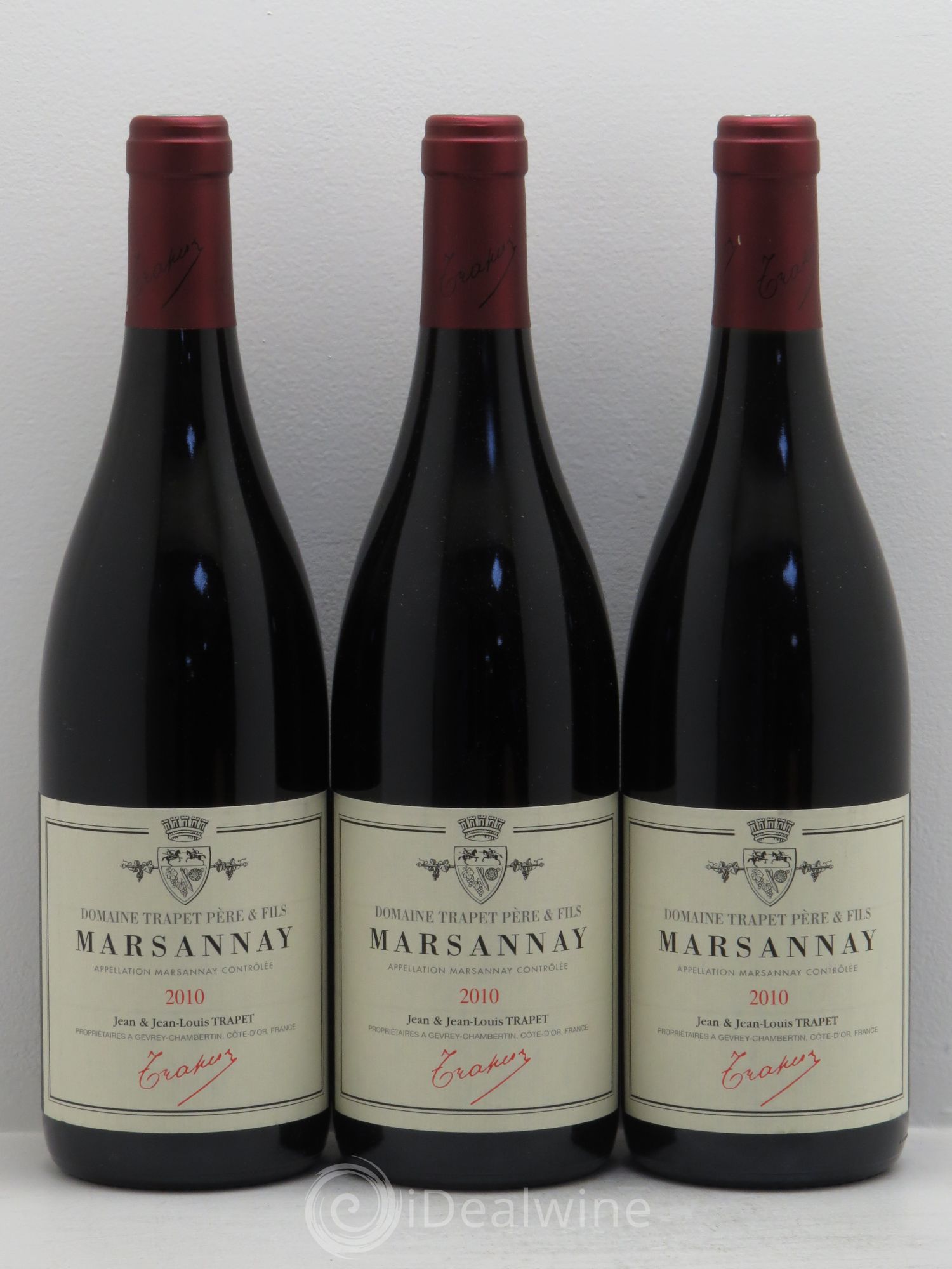 Marsannay Domaine Trapet 2010 - Lot de 3 bouteilles - 0