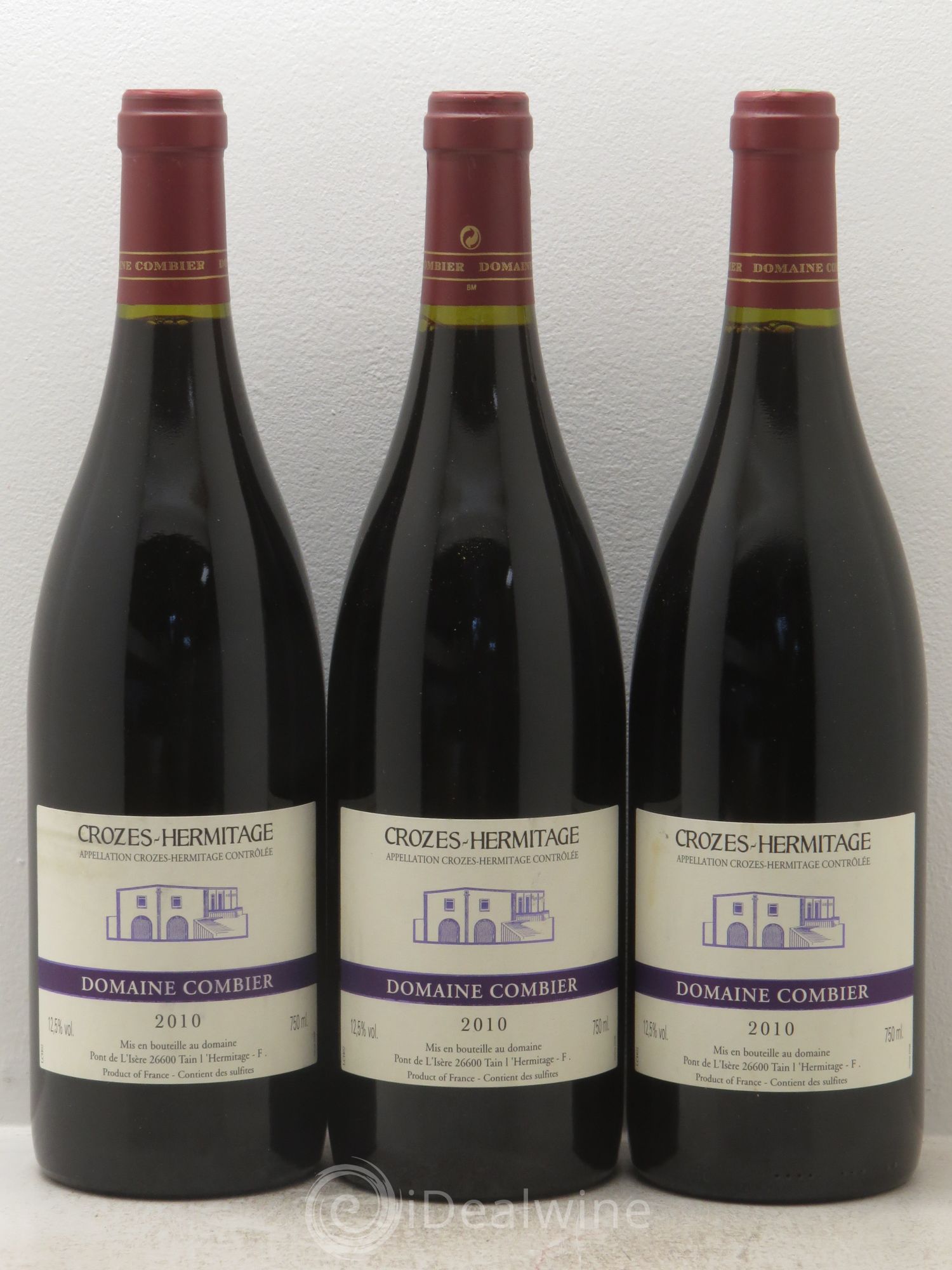 Crozes-Hermitage Combier 2010 - Lot de 3 bouteilles - 0