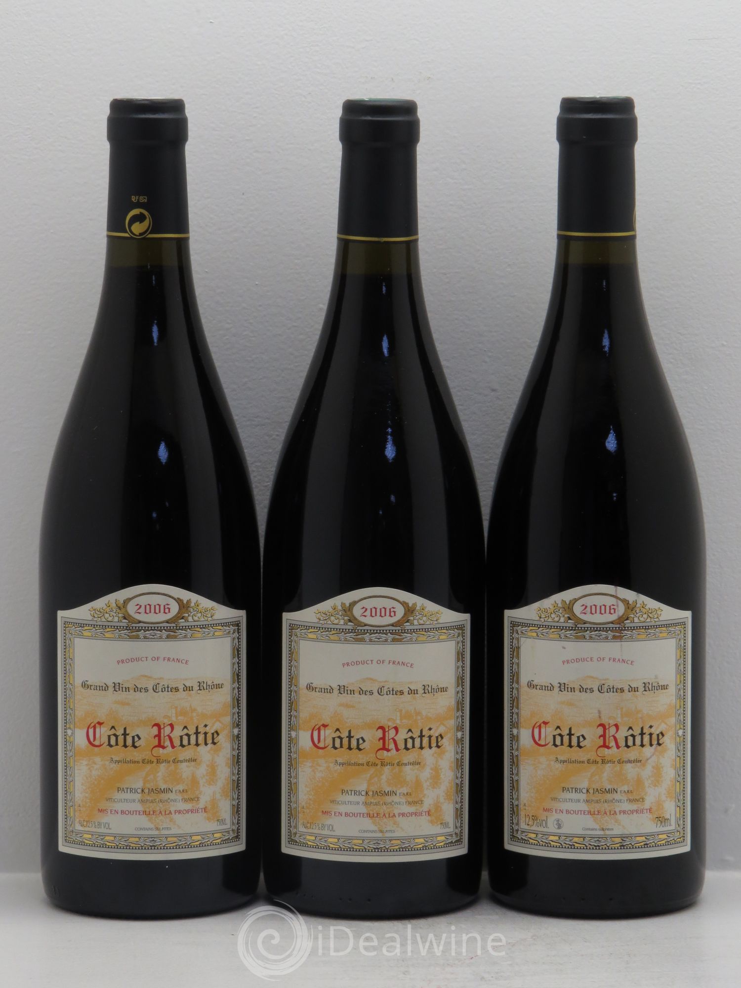 Côte-Rôtie Jasmin (Domaine) 2006 - Lot de 3 bouteilles - 0