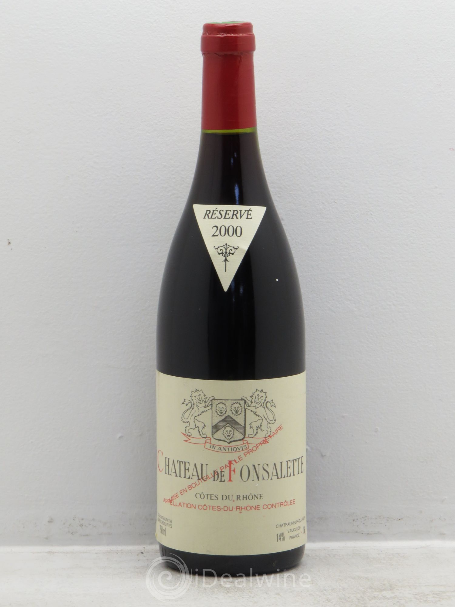 Côtes-du-Rhône Château de Fonsalette Emmanuel Reynaud 2000 - Lot de 1 bouteille - 0