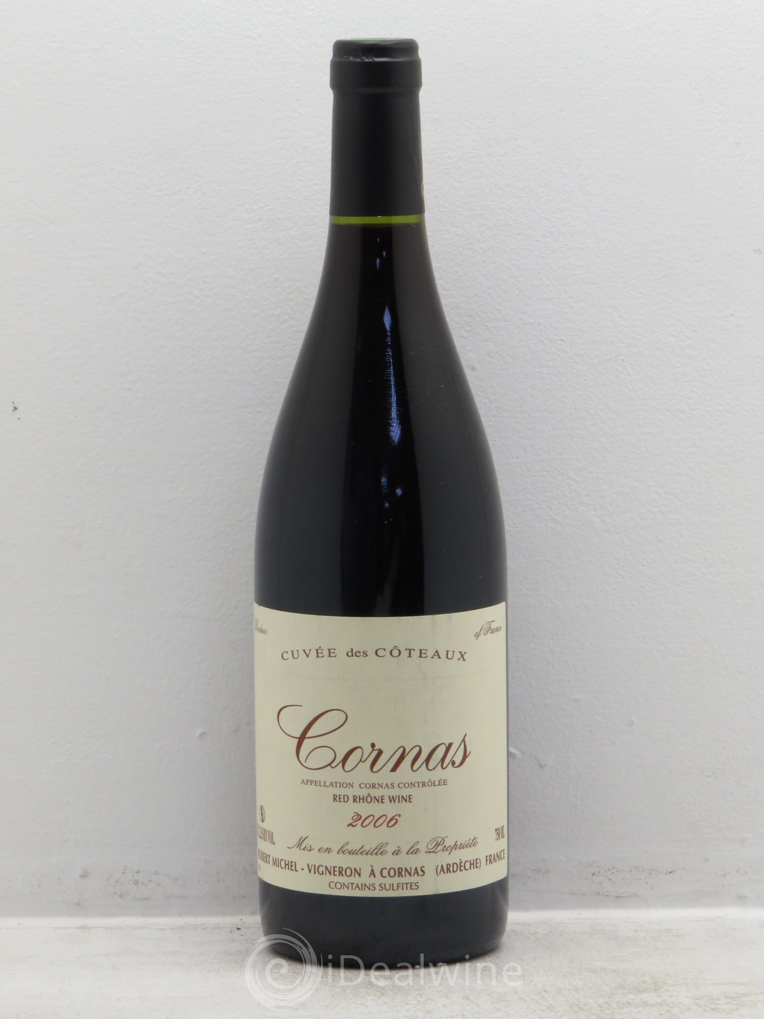 Cornas Cuvée des Coteaux Robert Michel 2006 - Lot de 1 bouteille - 0