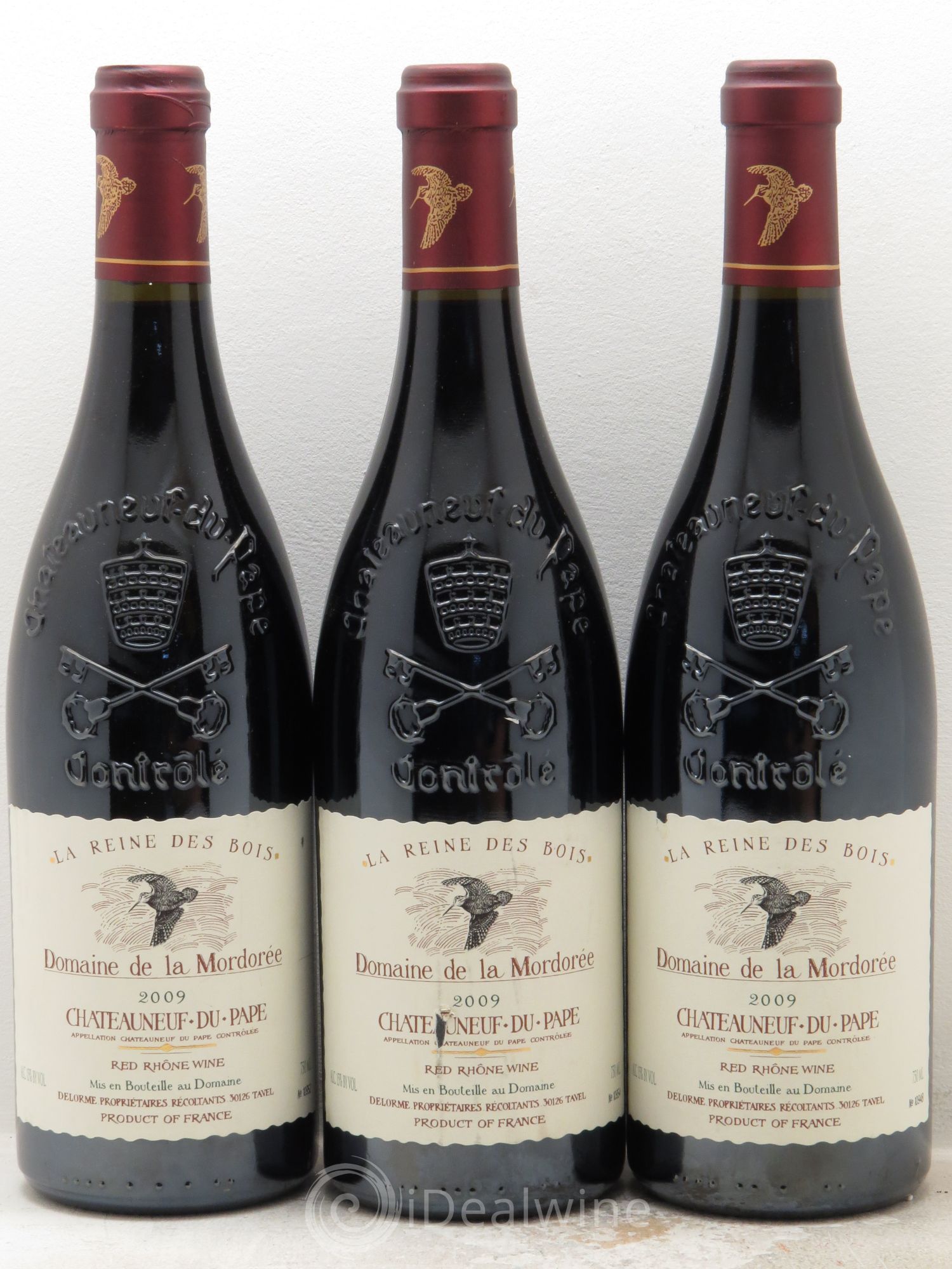 Châteauneuf-du-Pape Cuvée de la Reine des Bois La Mordorée (Domaine de) 2009 - Lot de 3 bouteilles - 0