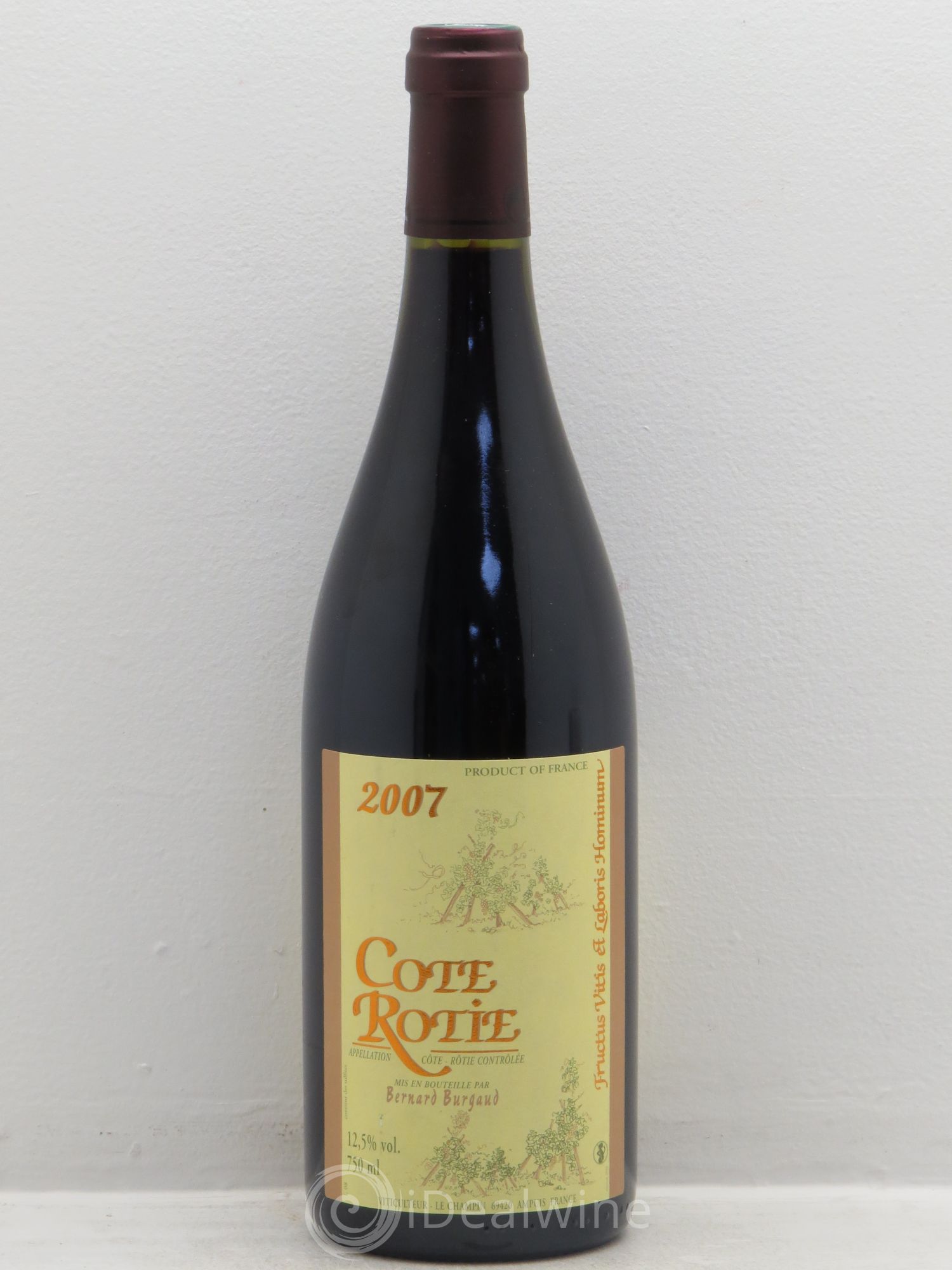 Côte-Rôtie Bernard Burgaud (sans prix de réserve) 2007 - Lot de 1 bouteille - 0