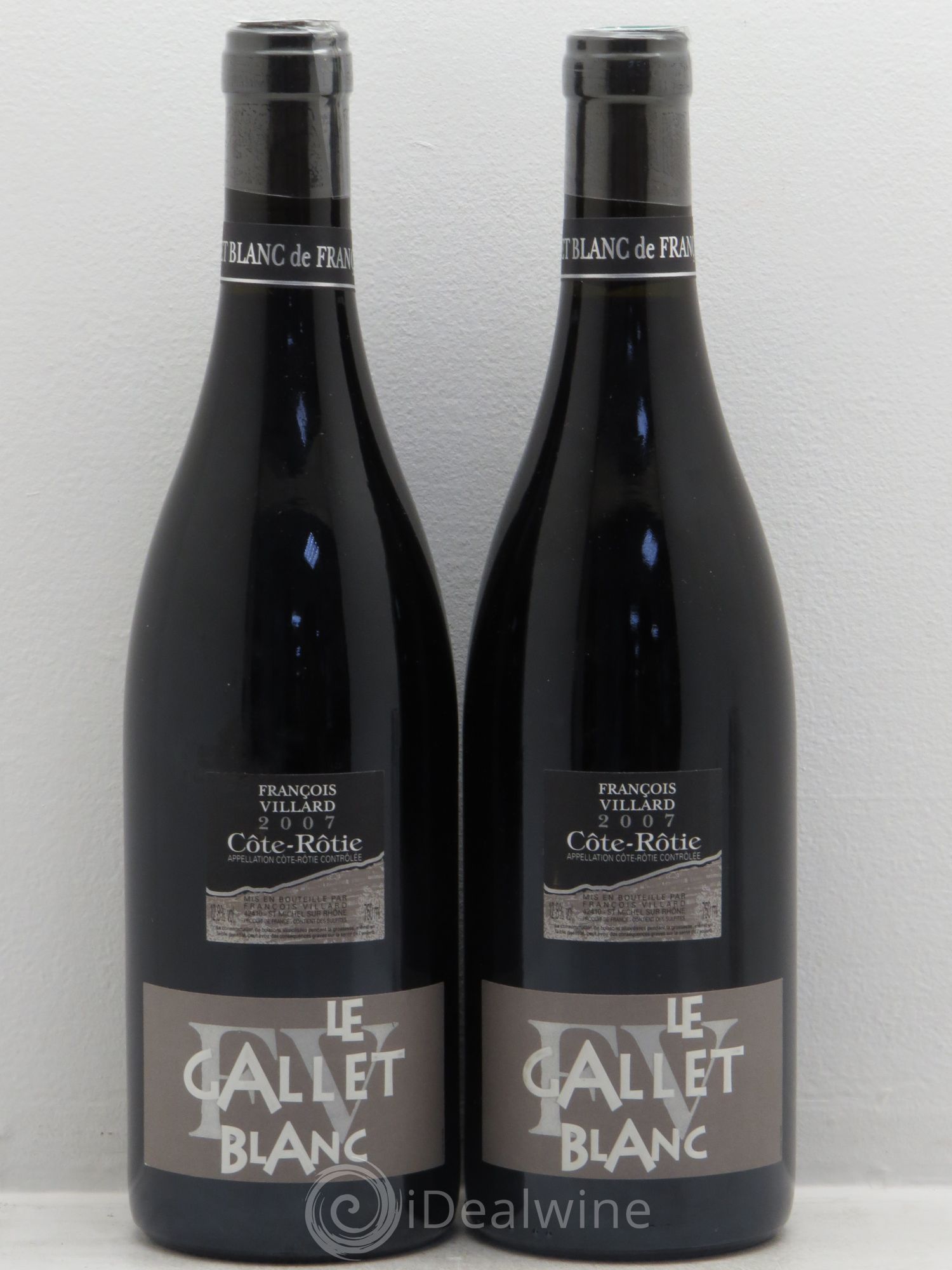 Côte-Rôtie Le Gallet Blanc François Villard 2007 - Lot de 2 bouteilles - 0