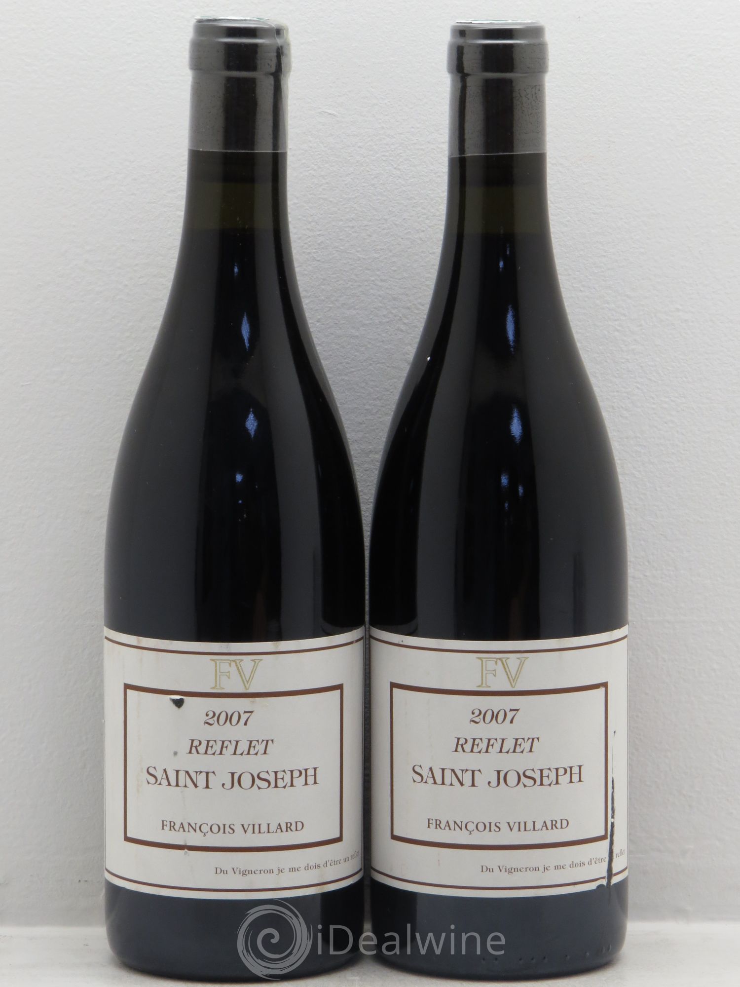 Saint-Joseph Reflet François Villard 2007 - Lot de 2 bouteilles - 0