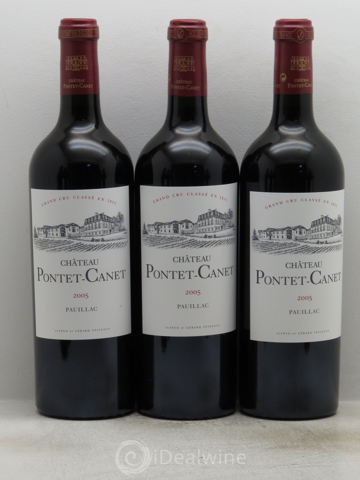 Château Pontet Canet 5ème Grand Cru Classé 2005 - Lot de 12 bouteilles - 2