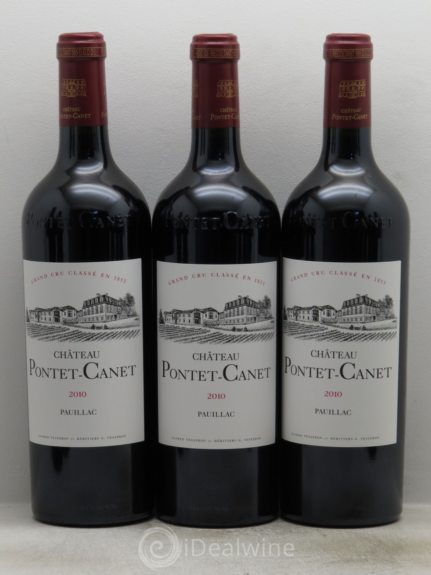 Château Pontet Canet 5ème Grand Cru Classé (RP 100/100) 2010 - Lot de 12 bouteilles - 2