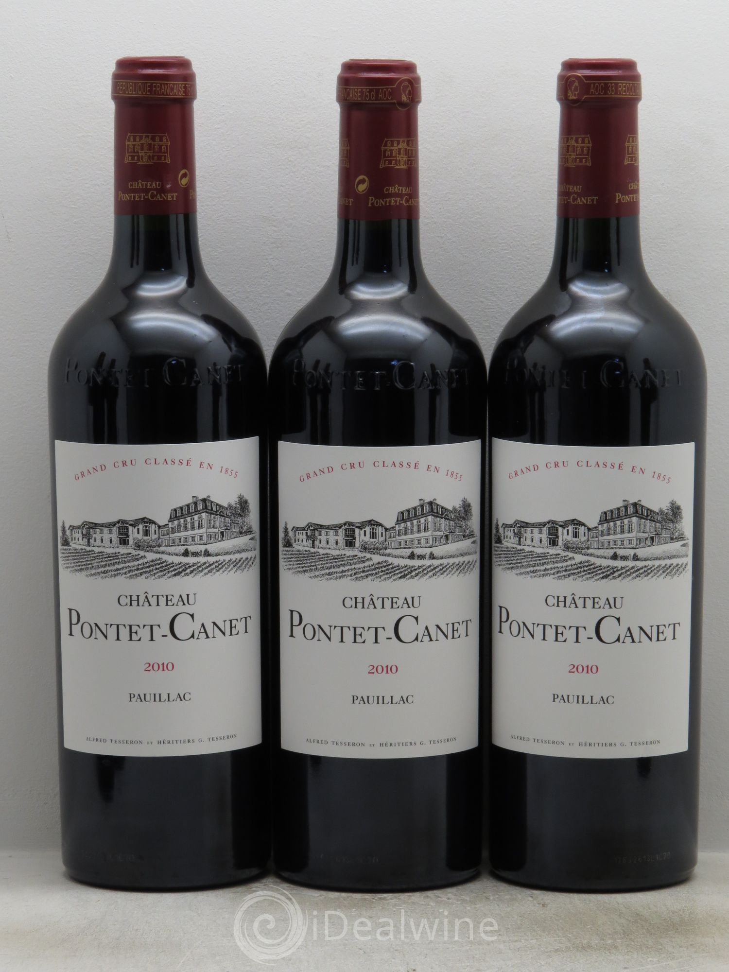 Château Pontet Canet 5ème Grand Cru Classé (RP 100/100) 2010 - Lot de 12 bouteilles - 3