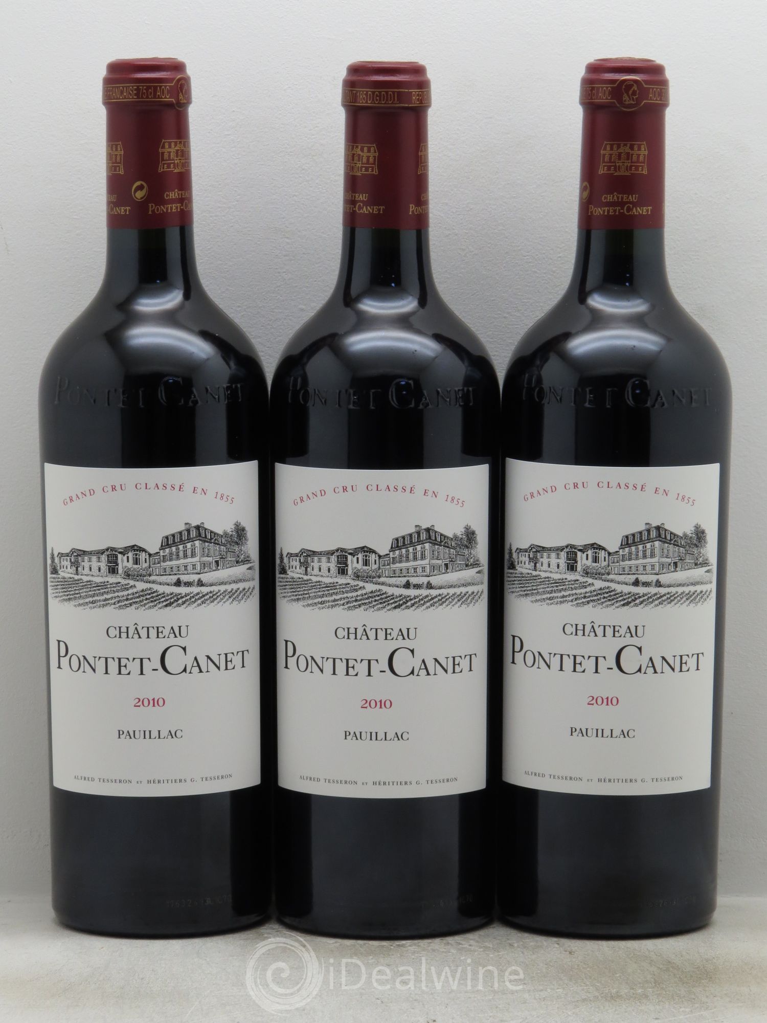 Château Pontet Canet 5ème Grand Cru Classé (RP 100/100) 2010 - Lot de 12 bouteilles - 4