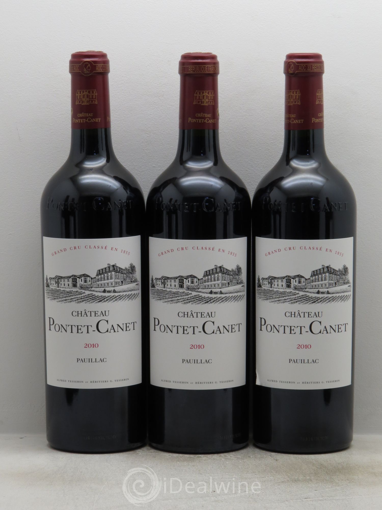 Château Pontet Canet 5ème Grand Cru Classé (RP 100/100) 2010 - Lot de 12 bouteilles - 3