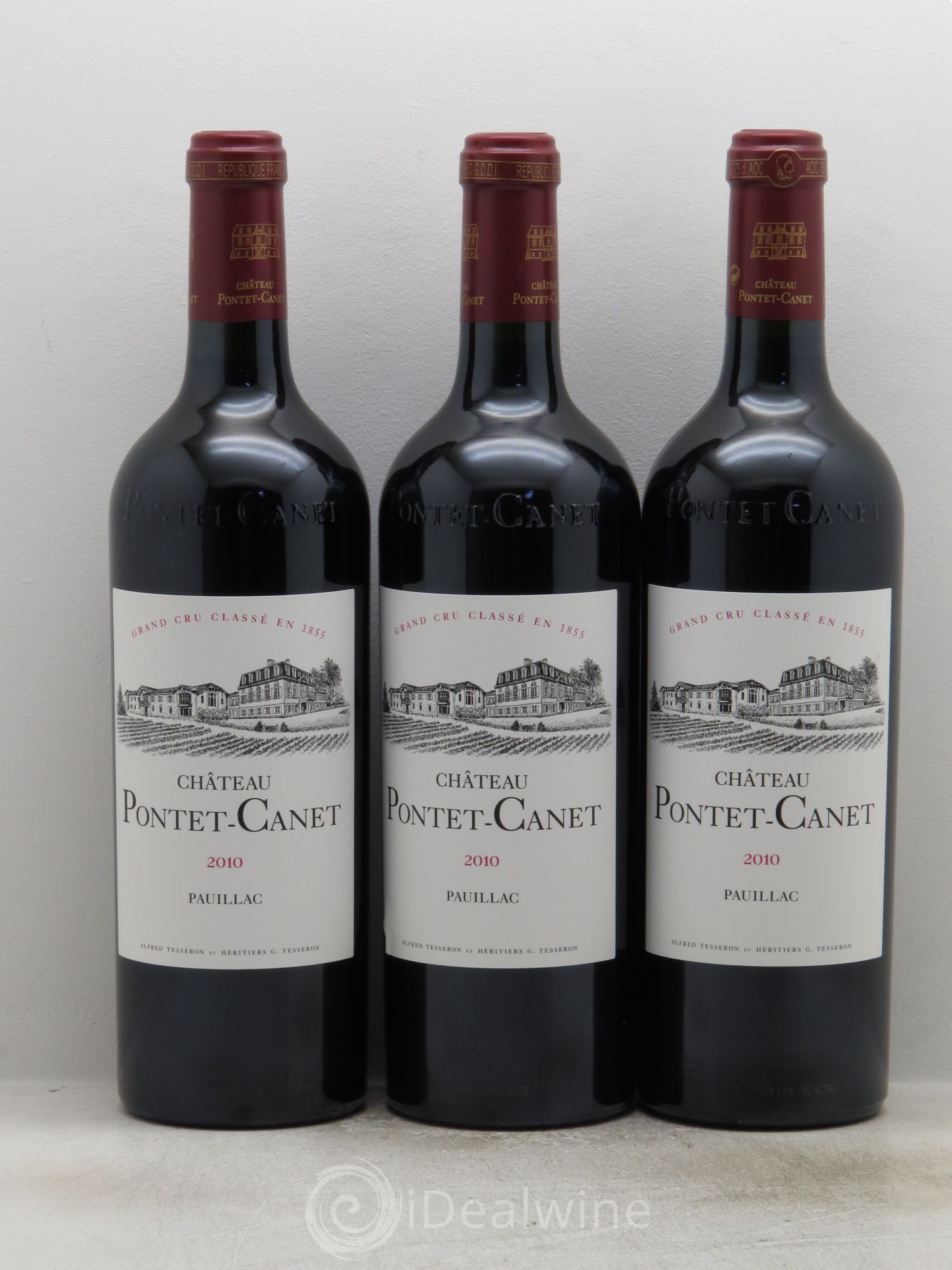 Château Pontet Canet 5ème Grand Cru Classé (RP 100/100) 2010 - Lot de 12 bouteilles - 4