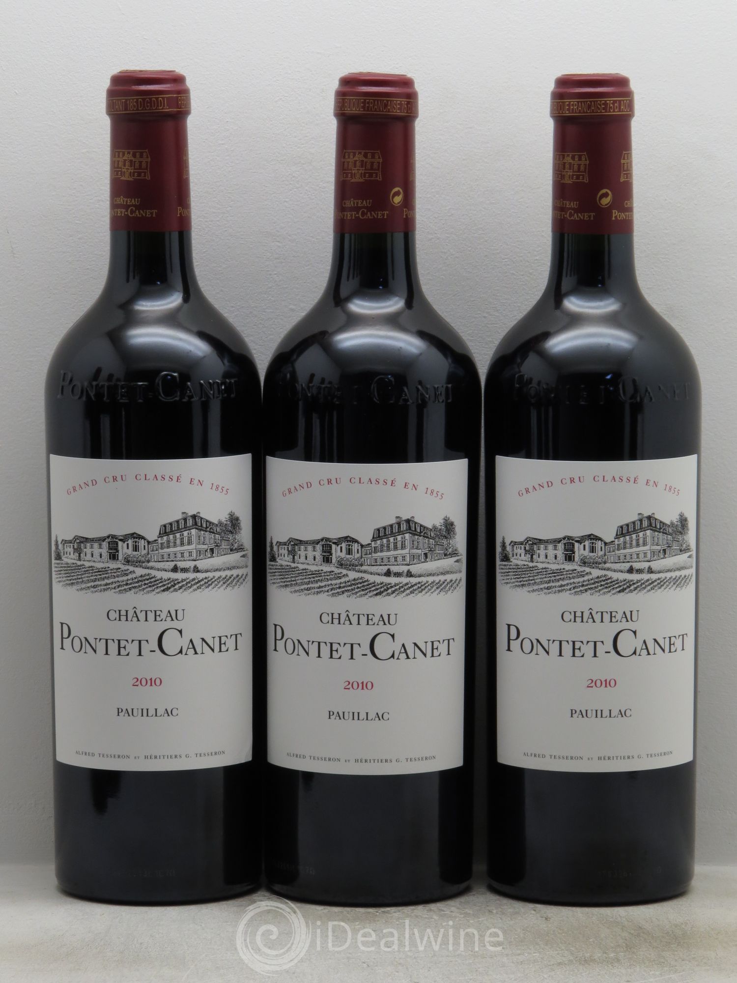 Château Pontet Canet 5ème Grand Cru Classé (RP 100/100) 2010 - Lot de 12 bouteilles - 2