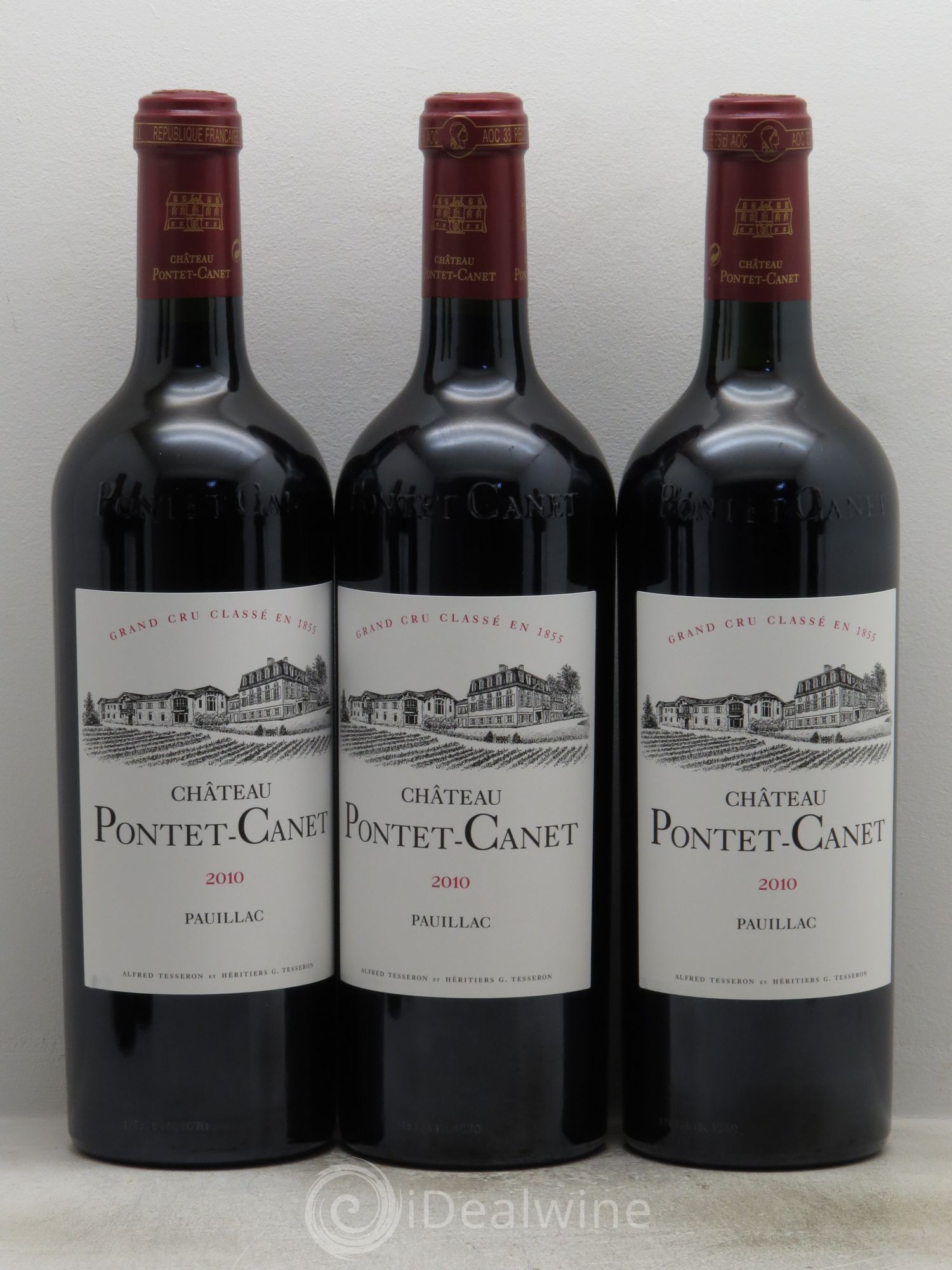 Château Pontet Canet 5ème Grand Cru Classé (RP 100/100) 2010 - Lot de 12 bouteilles - 3
