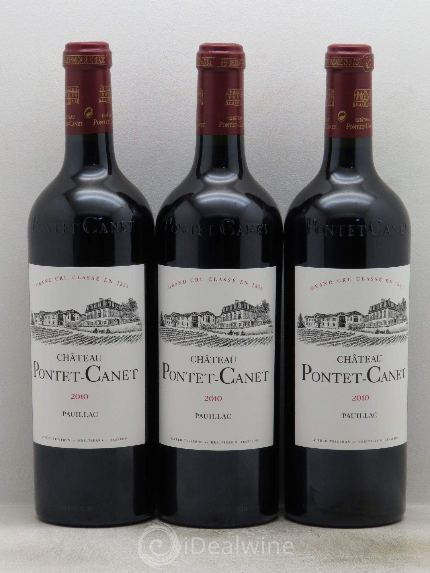 Château Pontet Canet 5ème Grand Cru Classé (RP 100/100) 2010 - Lot de 12 bouteilles - 4