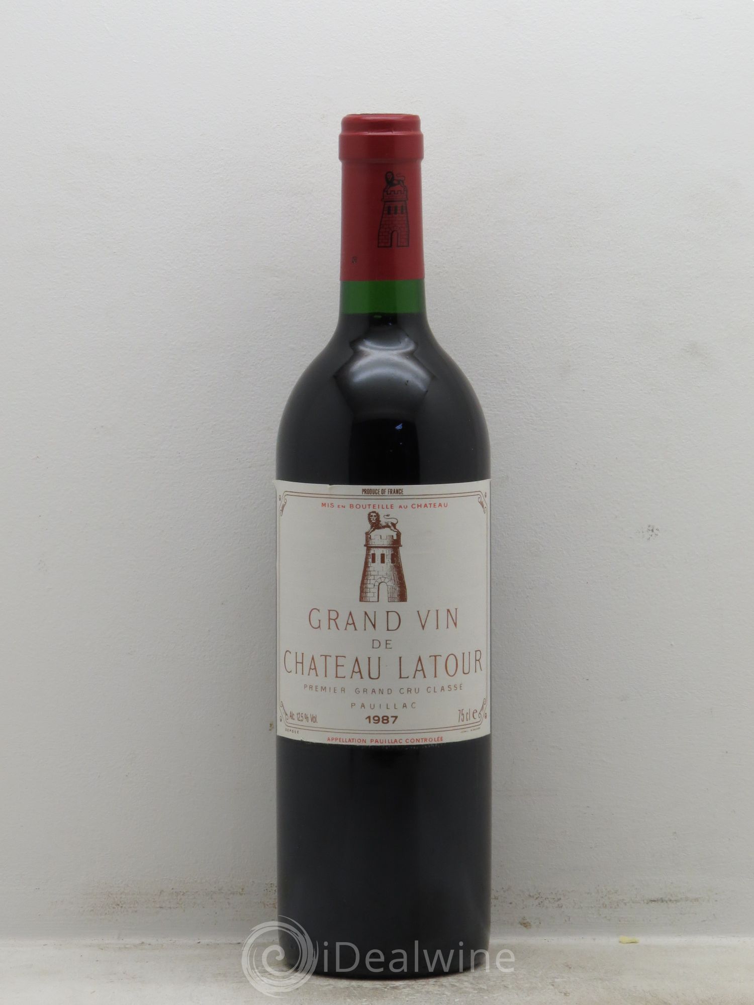 Château Latour 1er Grand Cru Classé 1987 - Lot de 1 bouteille - 0