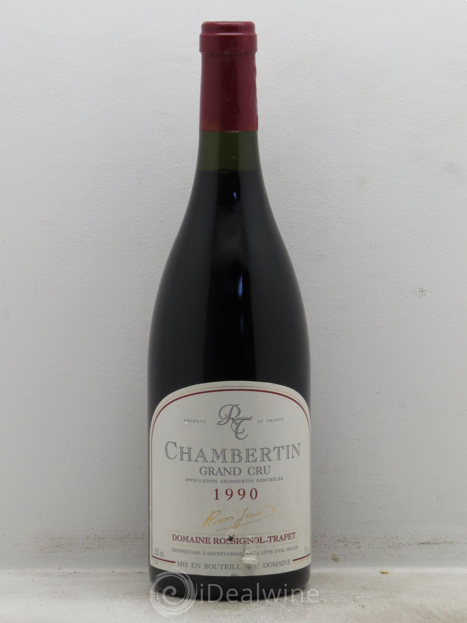 Chambertin Grand Cru Rossignol-Trapet (Domaine) 1990 - Lot de 1 bouteille - 0