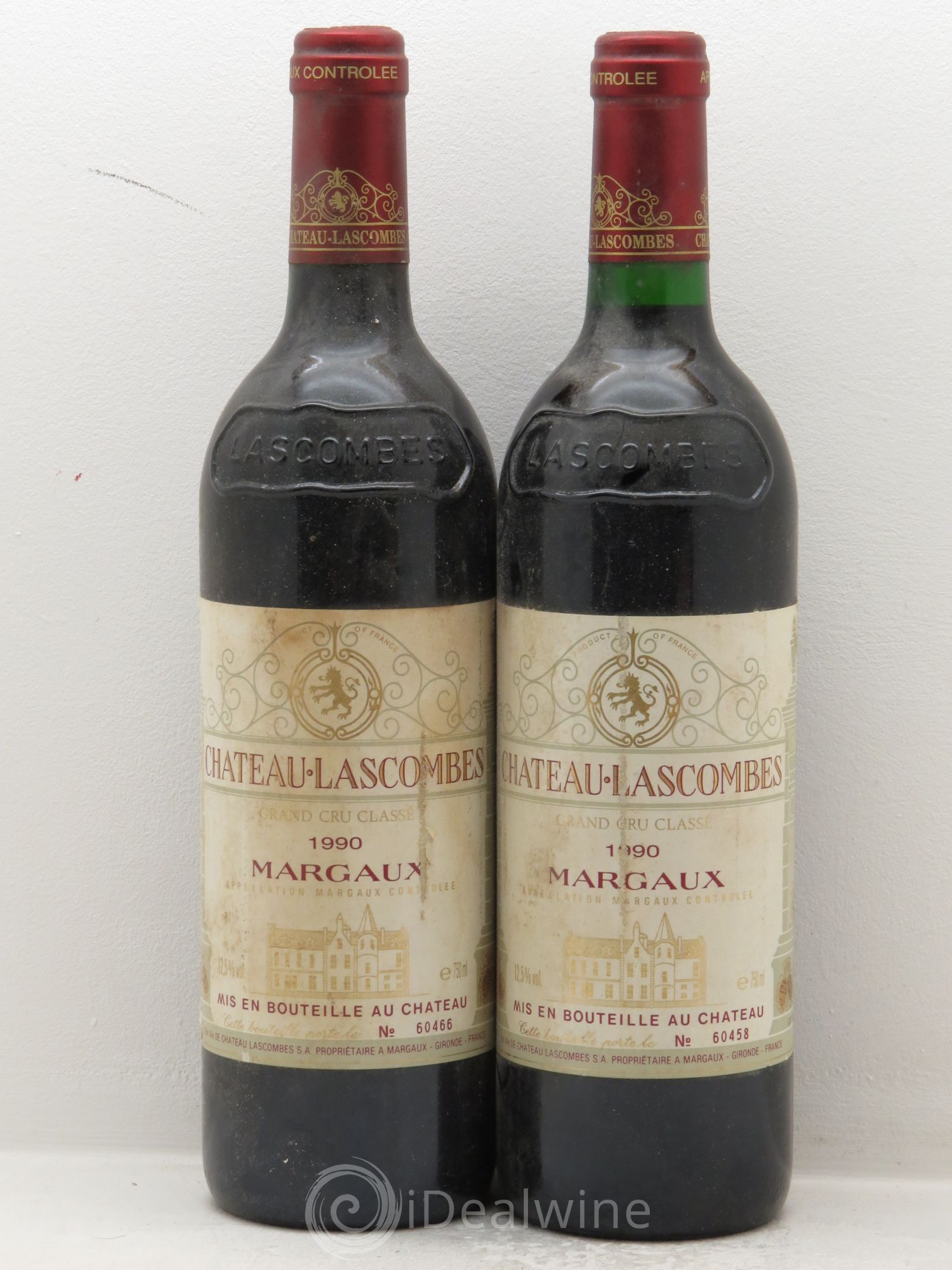 Château Lascombes 2ème Grand Cru Classé 1990 - Lot de 2 bouteilles - 0