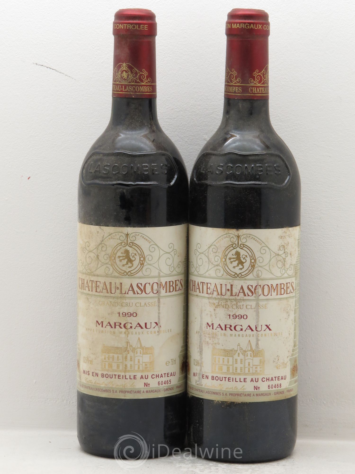Château Lascombes 2ème Grand Cru Classé 1990 - Lot de 2 bouteilles - 0