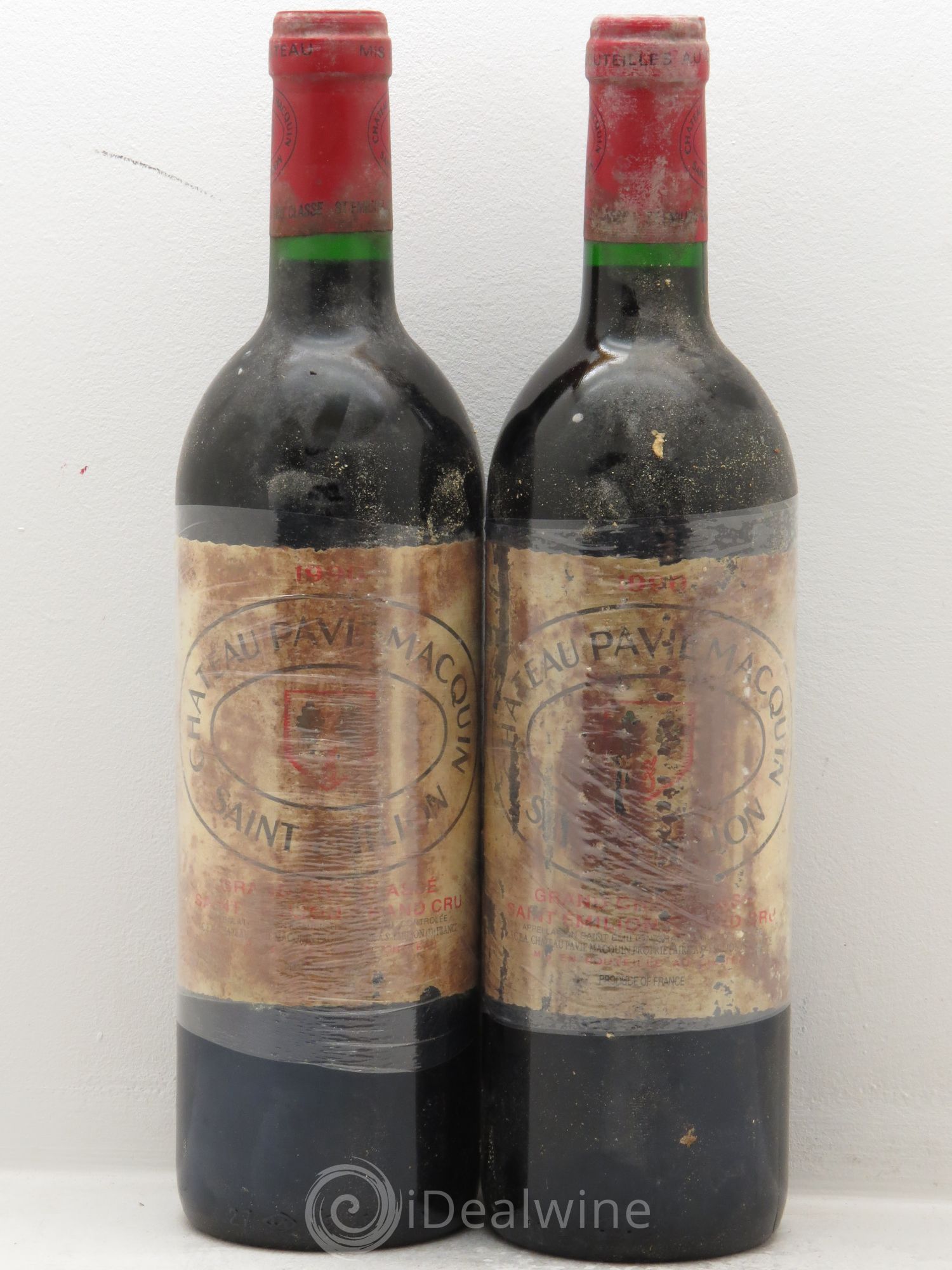 Château Pavie Macquin 1er Grand Cru Classé B 1990 - Lot de 2 bouteilles - 0