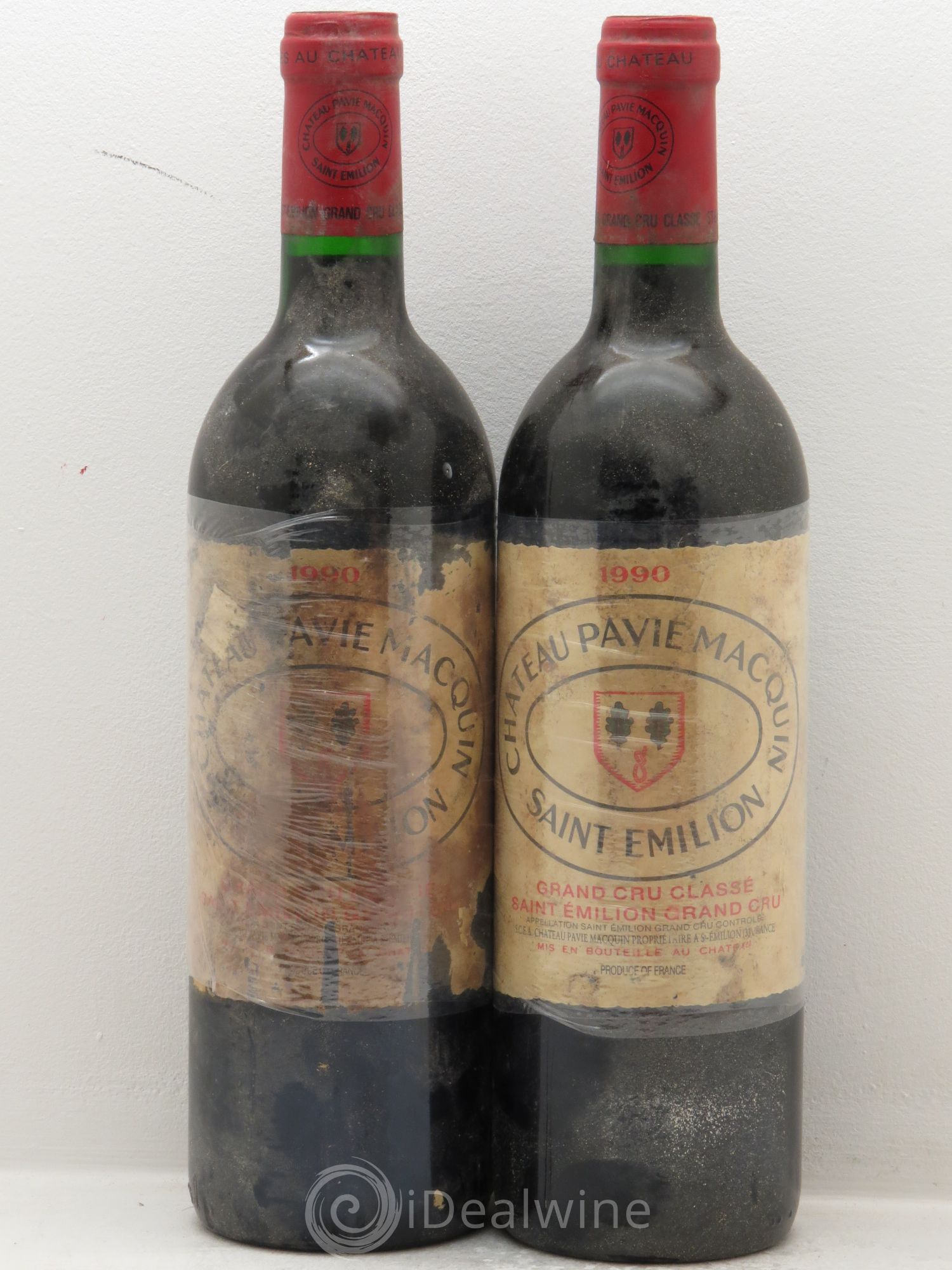 Château Pavie Macquin 1er Grand Cru Classé B 1990 - Lot de 2 bouteilles - 0