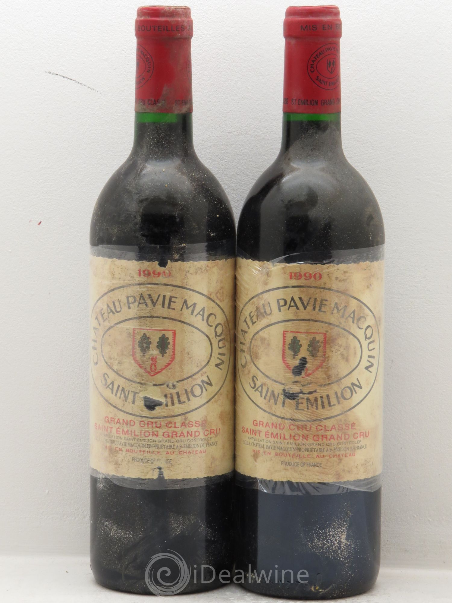 Château Pavie Macquin 1er Grand Cru Classé B 1990 - Lot de 2 bouteilles - 0