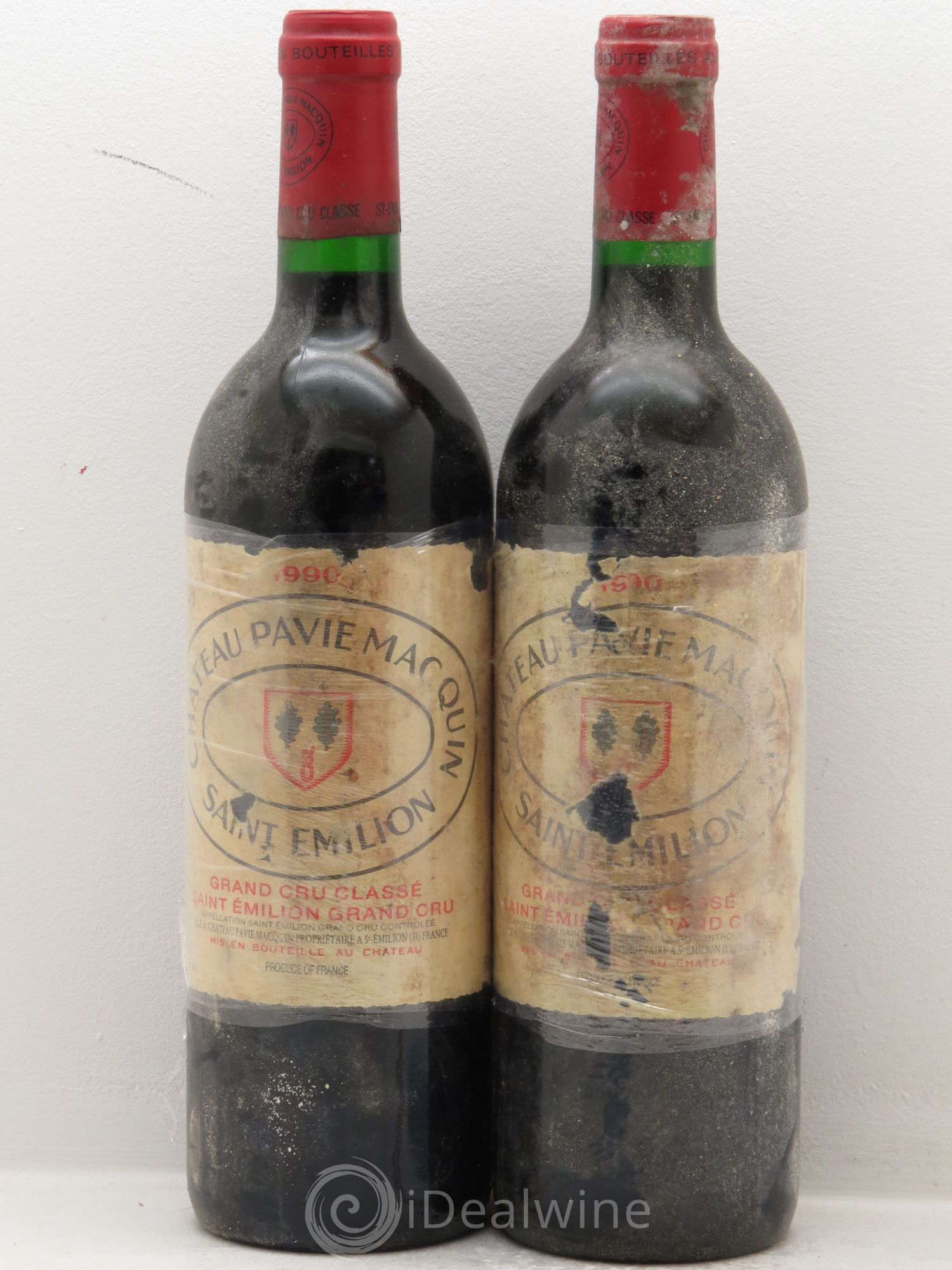 Château Pavie Macquin 1er Grand Cru Classé B 1990 - Lot de 2 bouteilles - 0