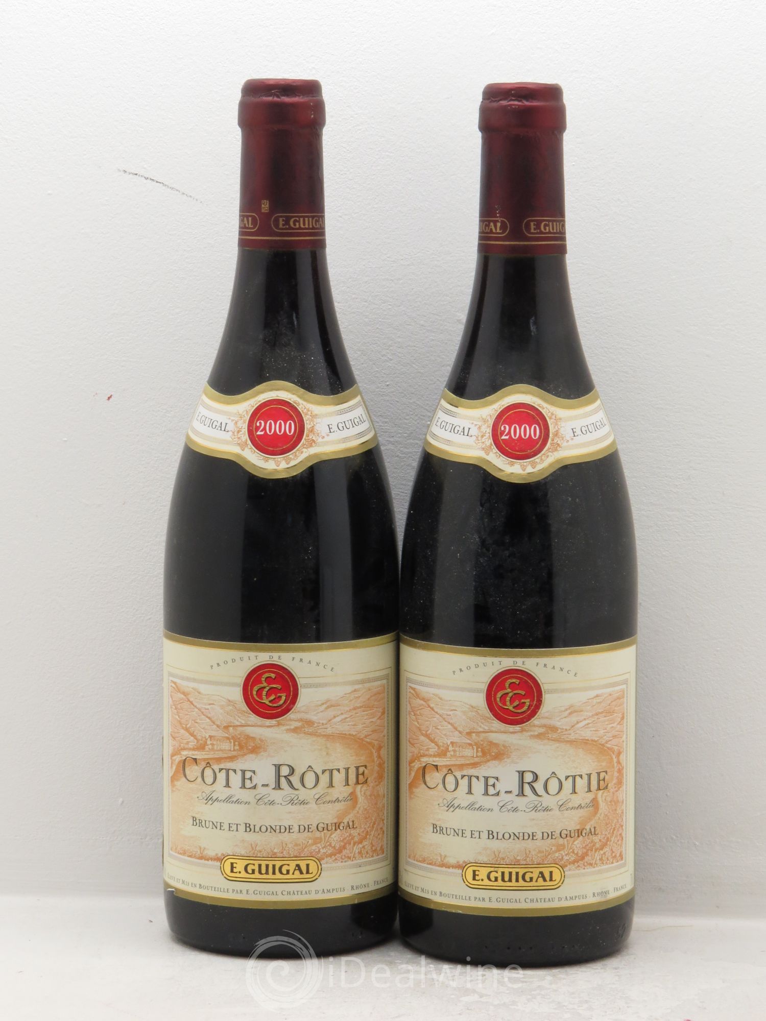 Côte-Rôtie Côtes Brune et Blonde Guigal 2000 - Lot de 2 bouteilles - 0