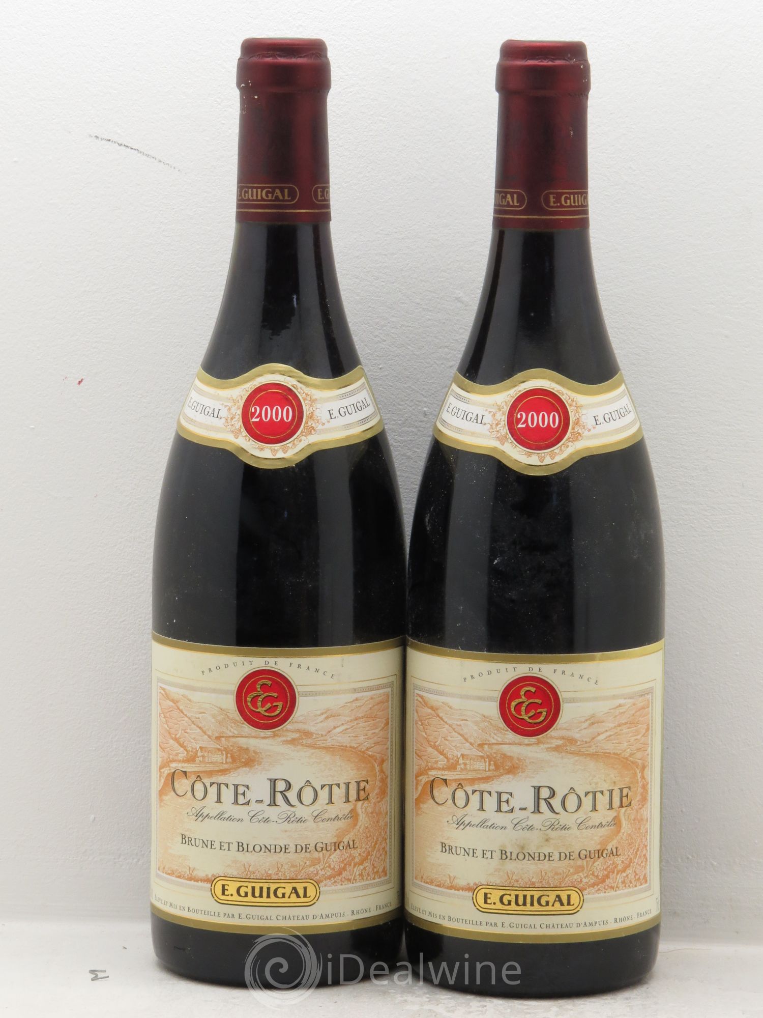 Côte-Rôtie Côtes Brune et Blonde Guigal 2000 - Lot de 2 bouteilles - 0