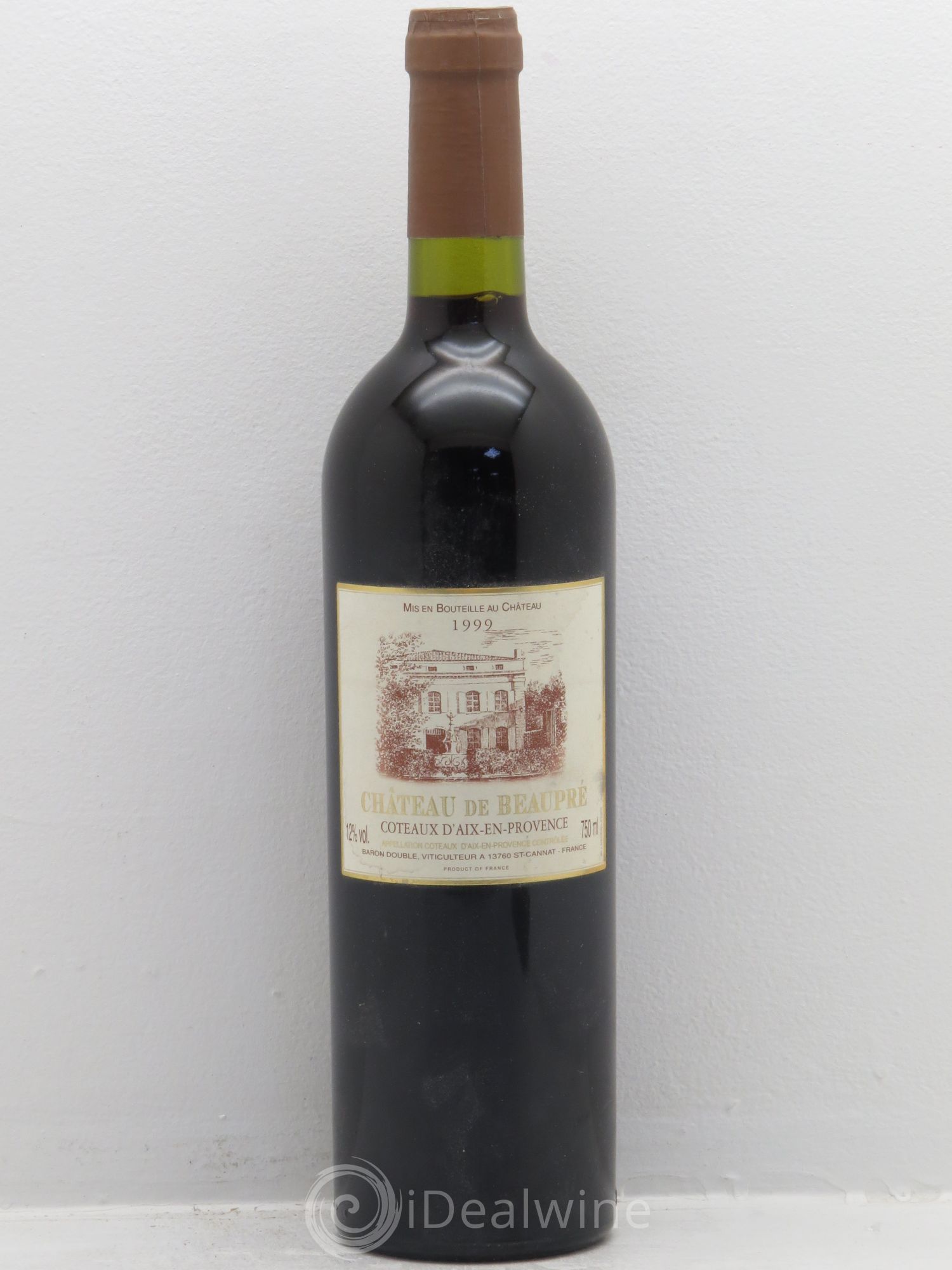 Coteaux d'Aix-en-Provence Château de Beaupré 1999 - Lot de 1 bouteille - 0