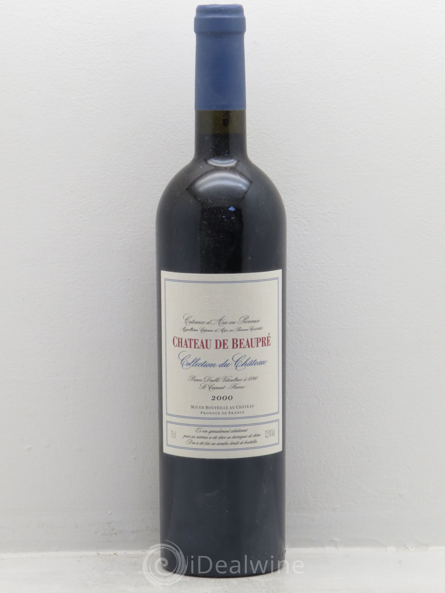 Coteaux d'Aix-en-Provence Château de Beaupré 2000 - Posten von 1 Flasche - 0