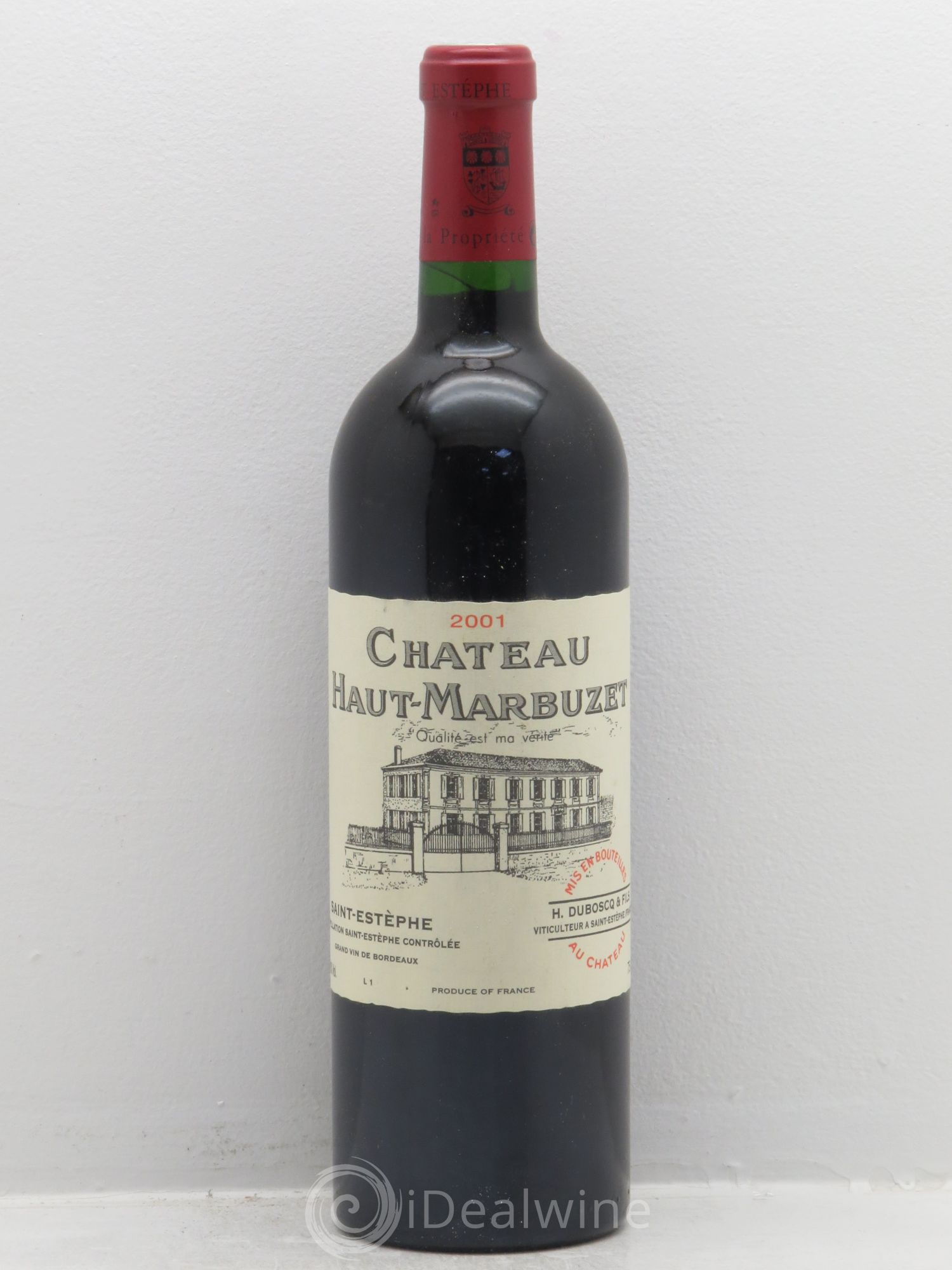 Château Haut Marbuzet 2001 - Lot de 1 bouteille - 0