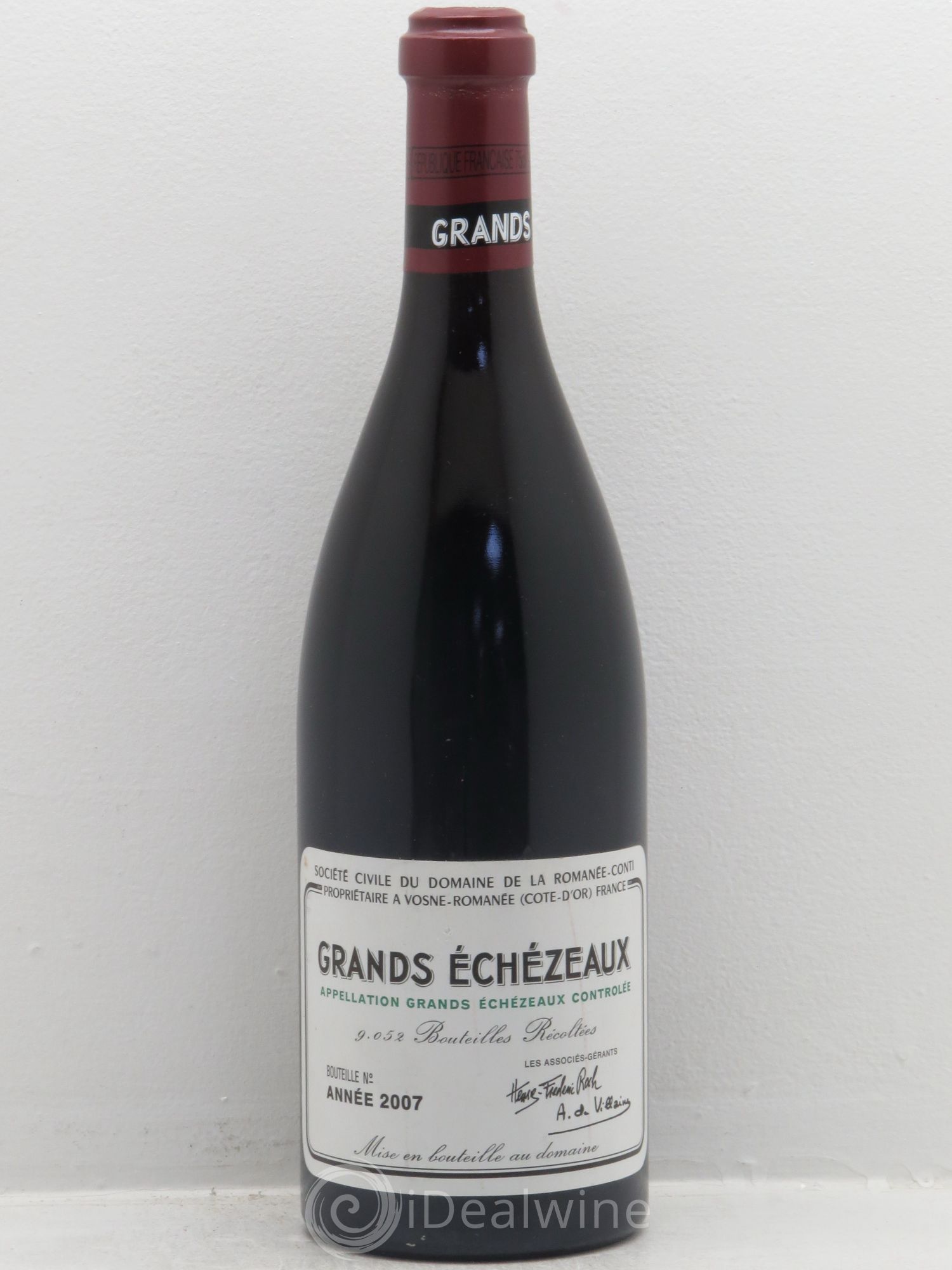 Grands-Echezeaux Grand Cru Domaine de la Romanée-Conti 2007 - Lot de 1 bouteille - 0