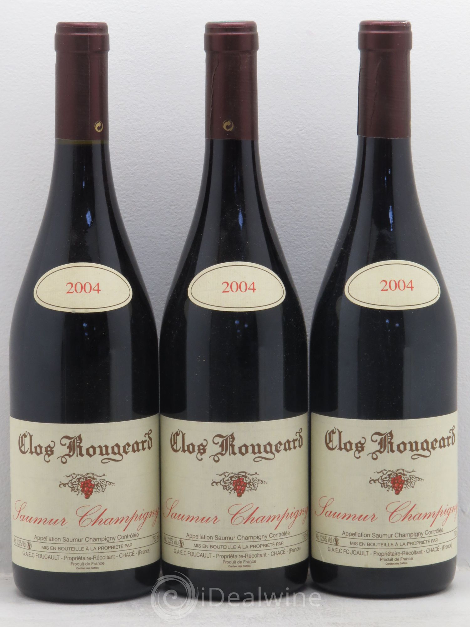 Saumur-Champigny Clos Rougeard 2004 - Lot de 3 bouteilles - 0