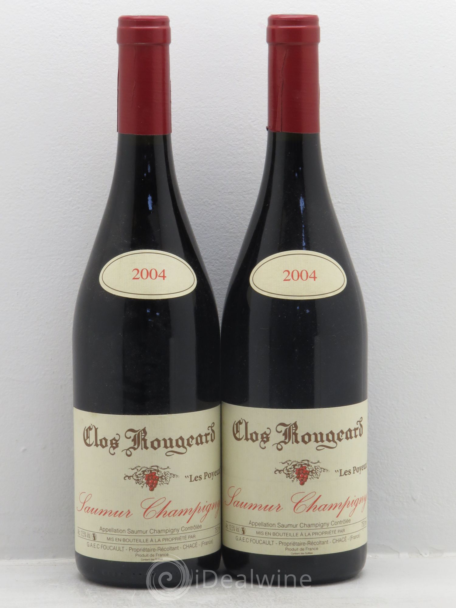 Saumur-Champigny Les Poyeux Clos Rougeard 2004 - Lot de 2 bouteilles - 0