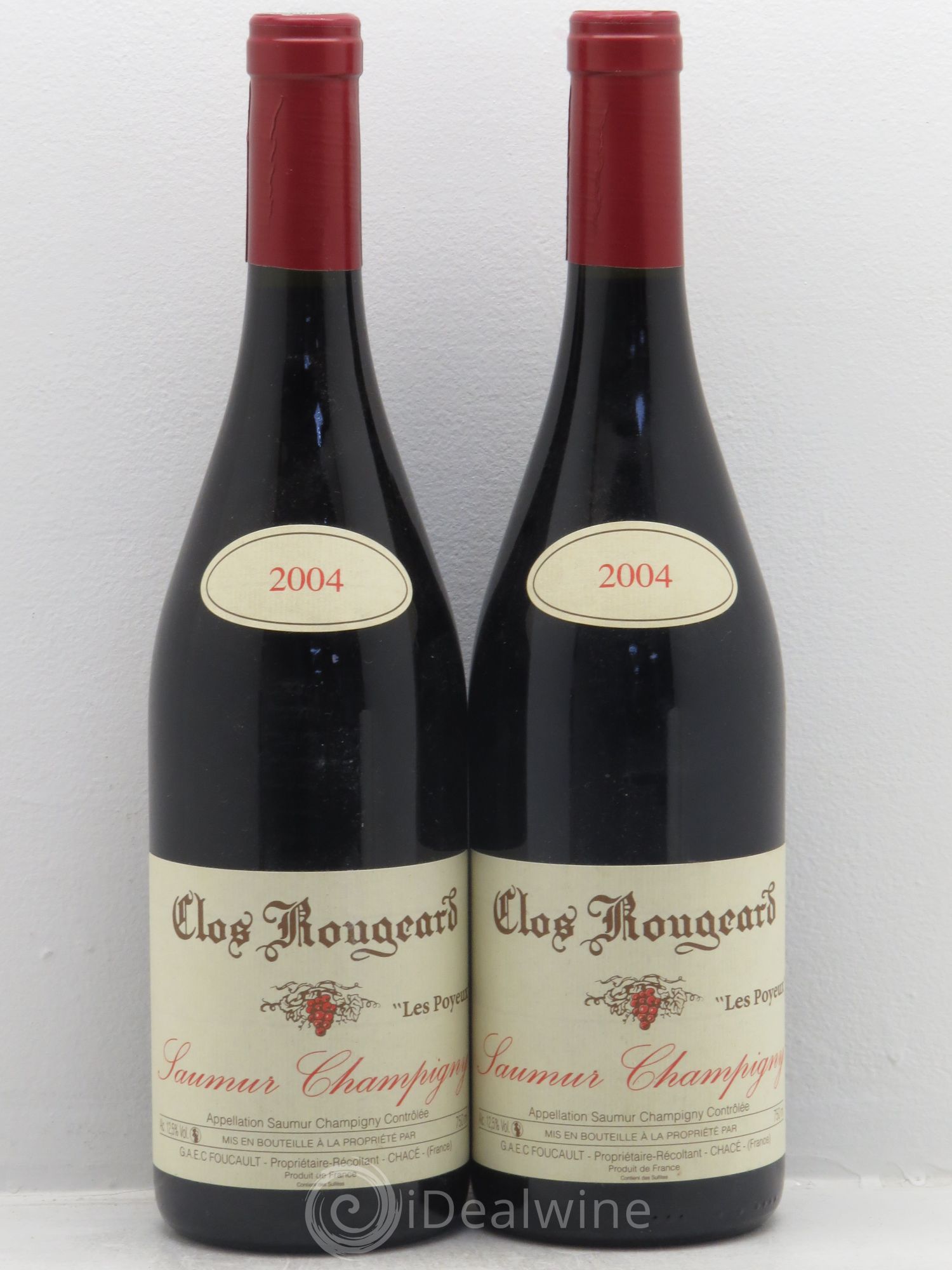 Saumur-Champigny Les Poyeux Clos Rougeard 2004 - Lot de 2 bouteilles - 0