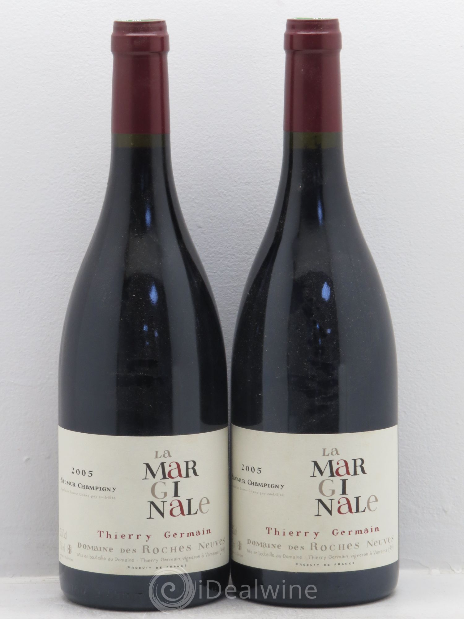 Saumur-Champigny La Marginale Domaine des Roches Neuves - Thierry Germain 2005 - Lot de 2 bouteilles - 0