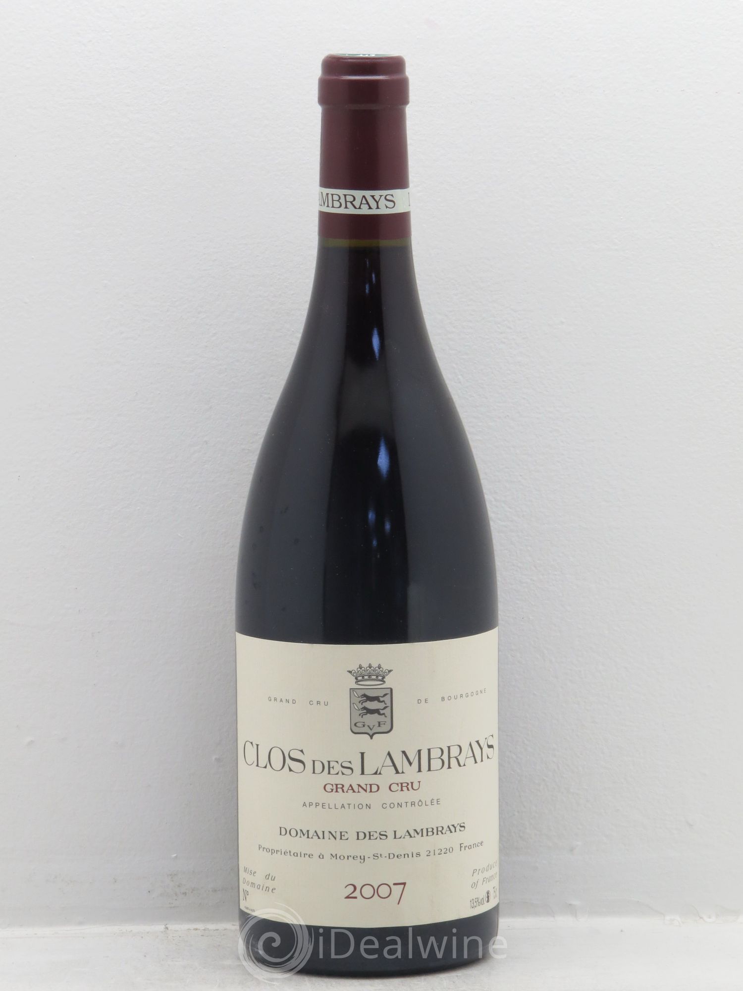 Clos des Lambrays Grand Cru Domaine des Lambrays 2007 - Lot de 1 bouteille - 0