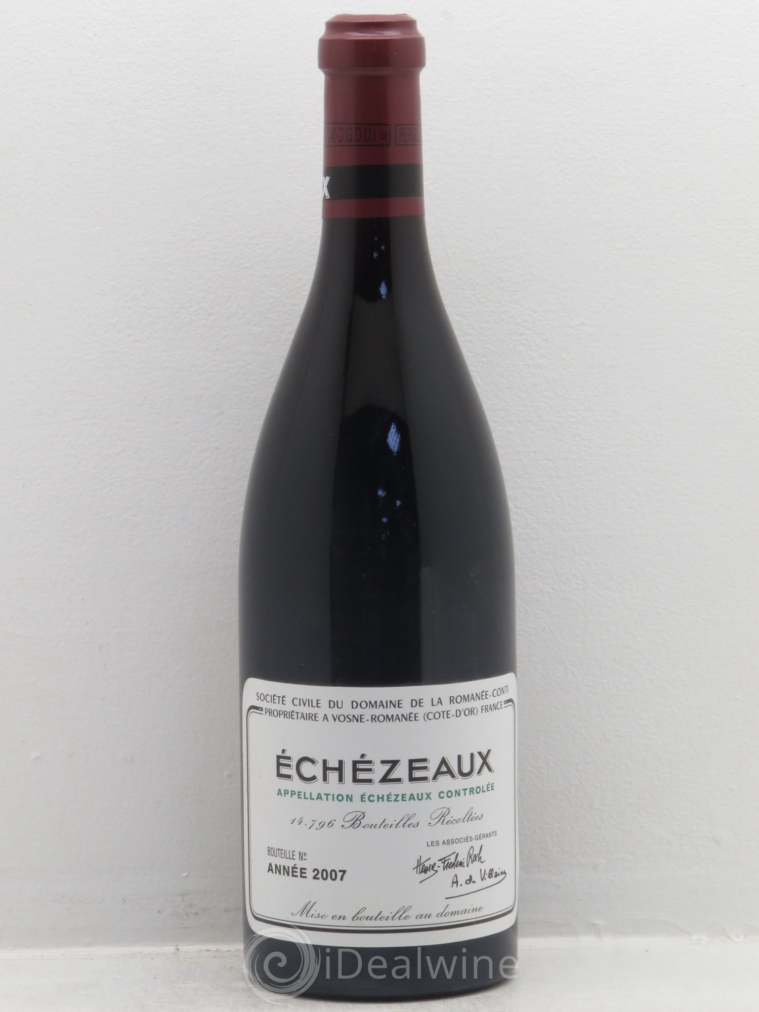 Echezeaux Grand Cru Domaine de la Romanée-Conti 2007 - Lot de 1 bouteille - 0
