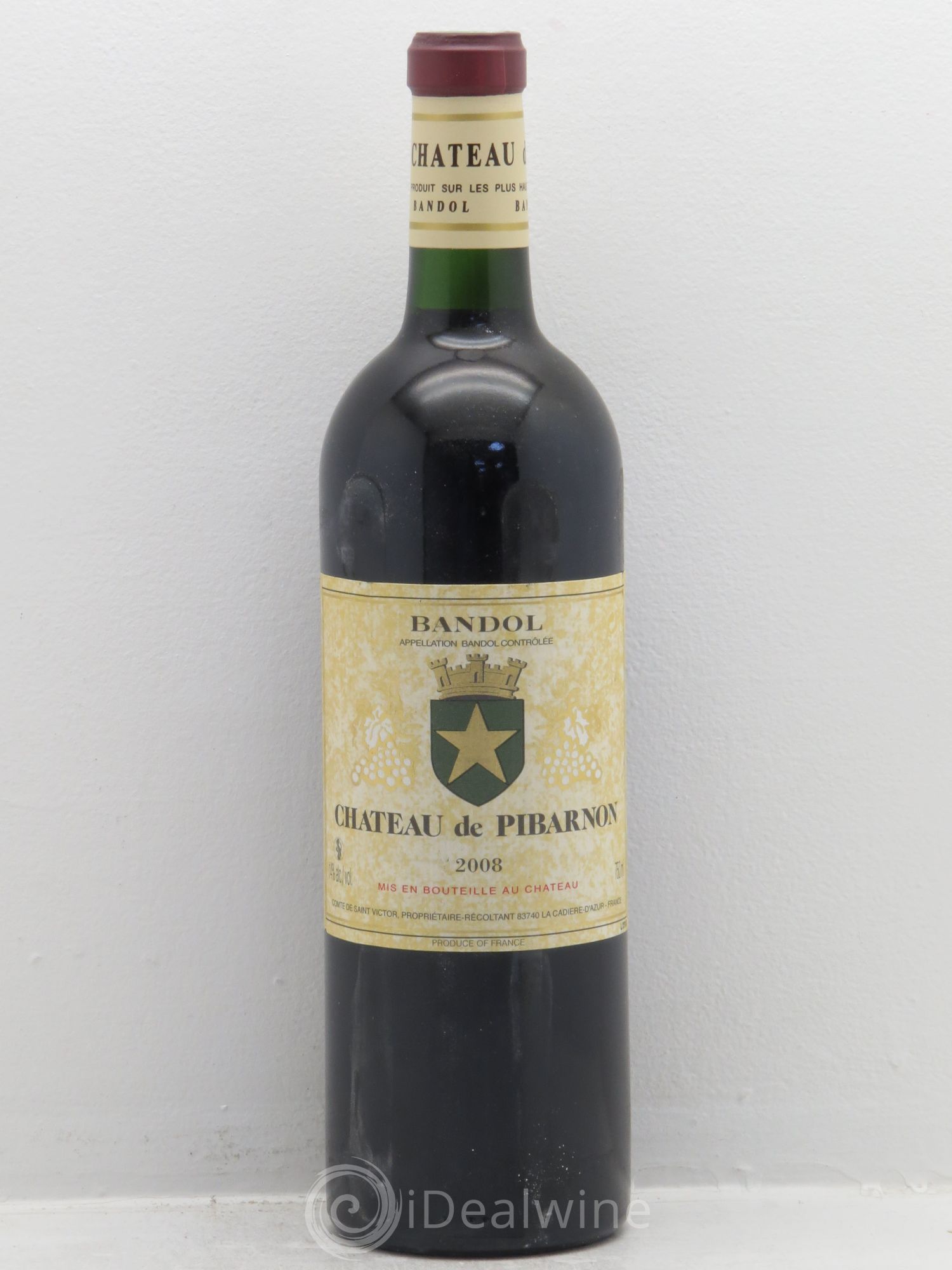 Bandol Château de Pibarnon Comte de Saint-Victor 2008 - Lot de 1 bouteille - 0