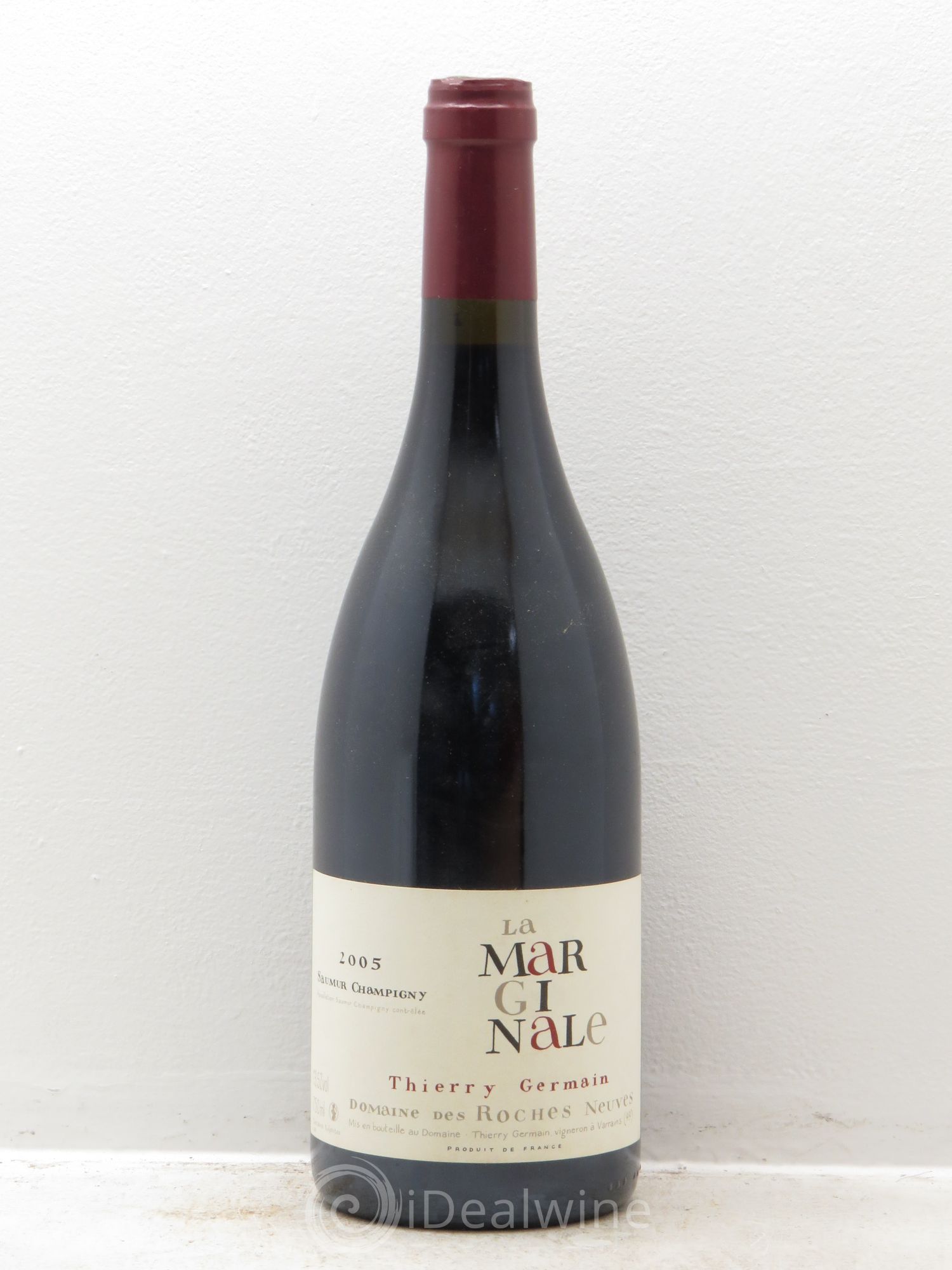 Saumur-Champigny La Marginale Domaine des Roches Neuves - Thierry Germain 2005 - Lot de 1 bouteille - 0