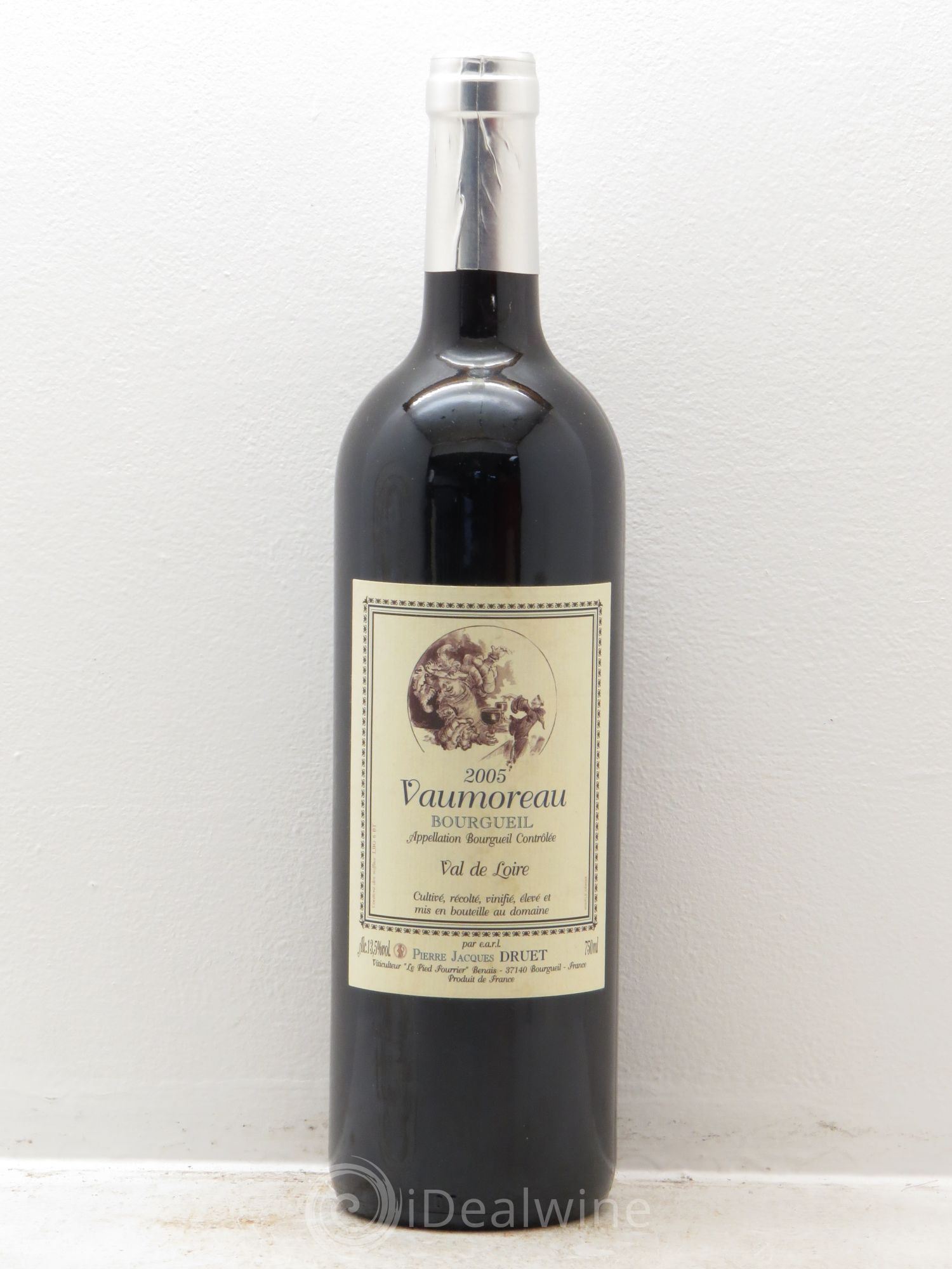 Bourgueil Pierre Jacques Druet Vaumoreau 2005 - Posten von 1 Flasche - 0
