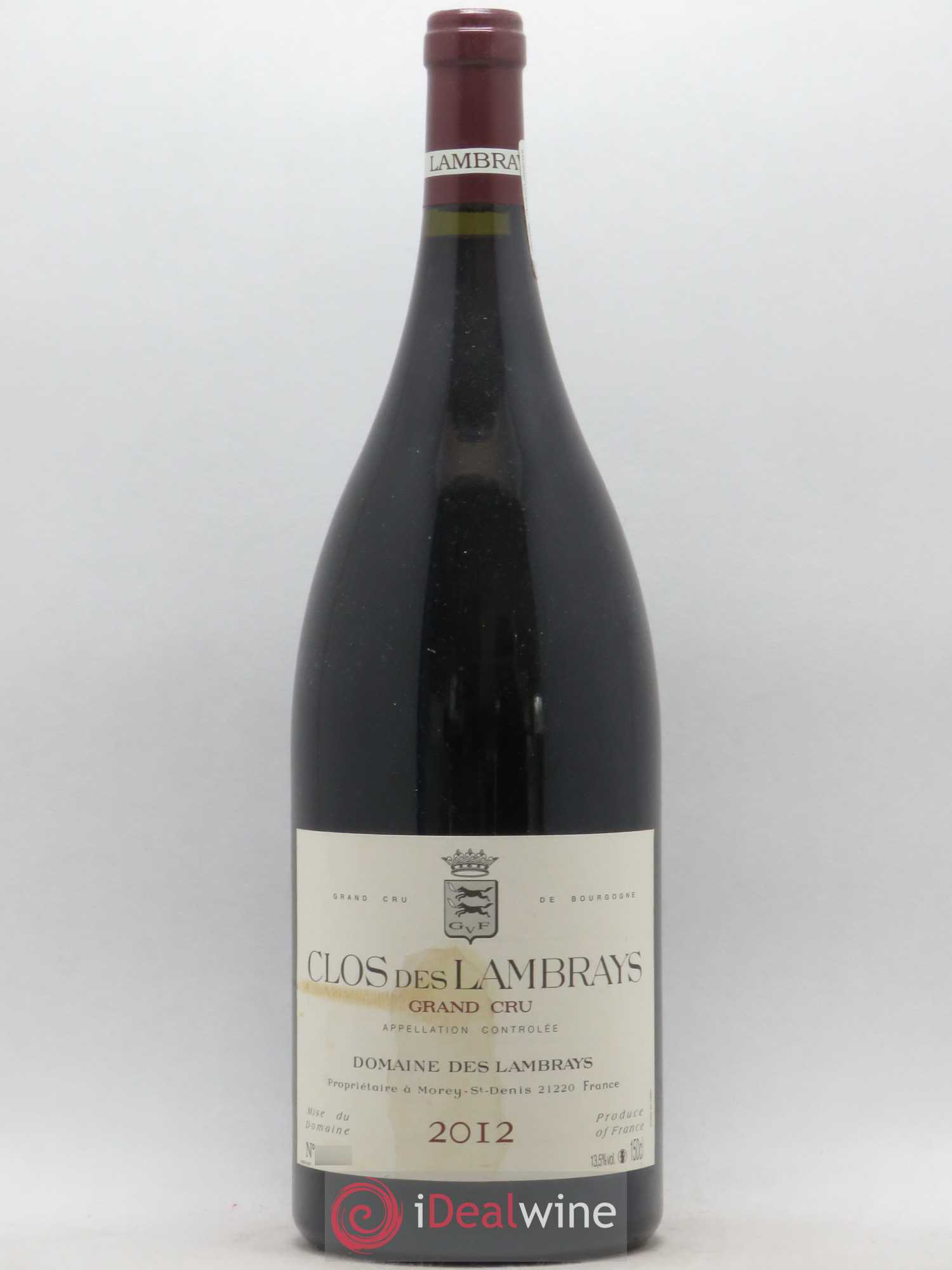 Clos des Lambrays Grand Cru Domaine des Lambrays 2012 - Lot de 1 magnum - 0