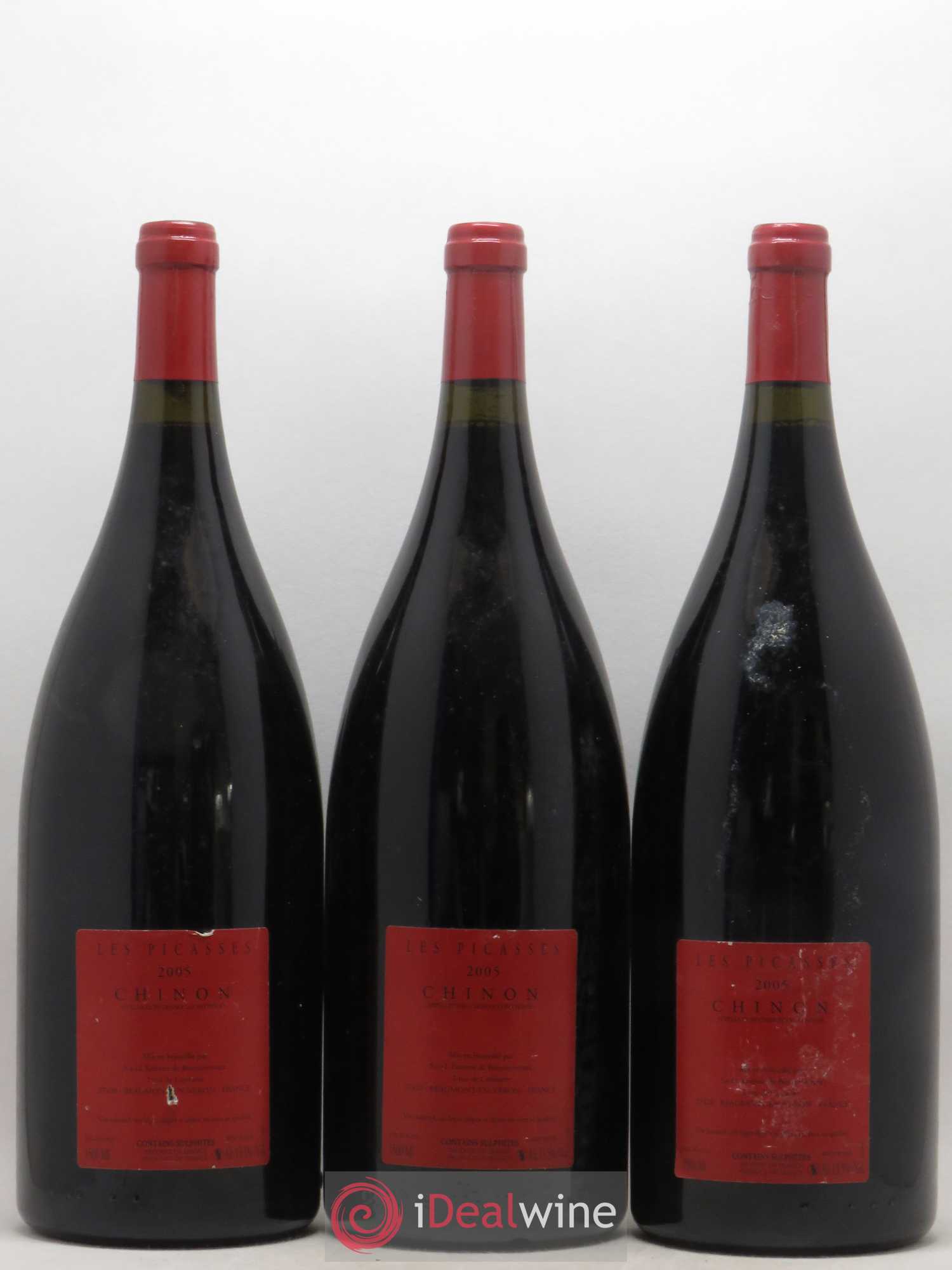 Chinon Les Picasses Etienne de Bonnaventure 2005 - Posten von 3 Magnum - 1
