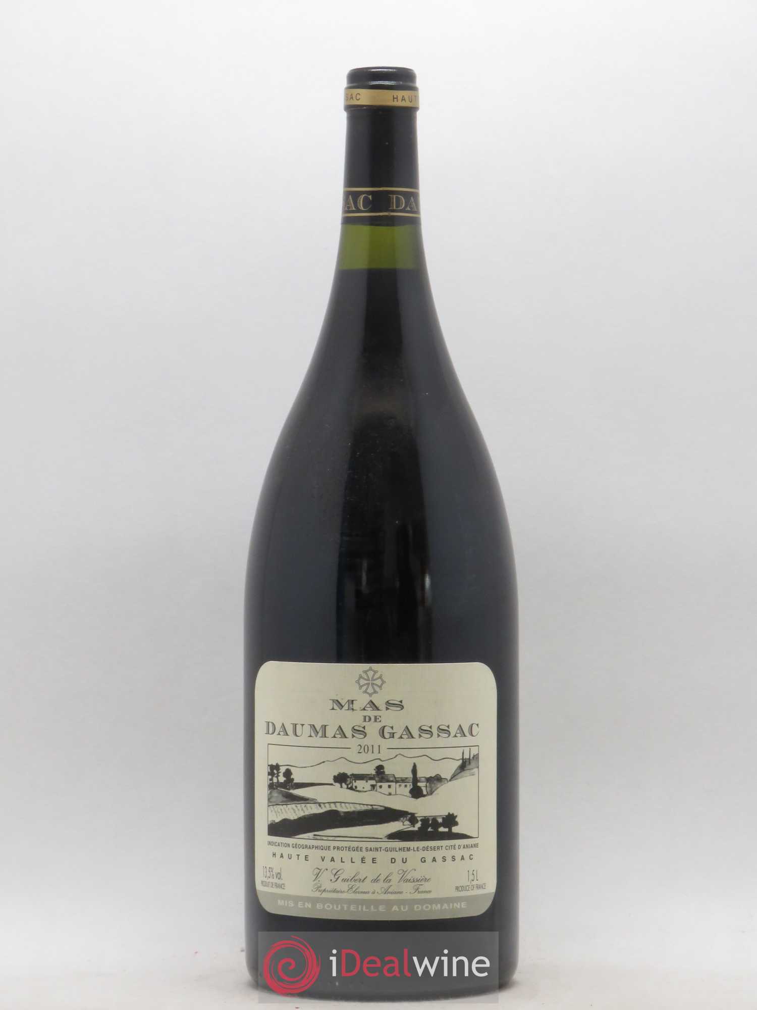 Saint-Guilhem-le-Désert - Cité d'Aniane Mas Daumas Gassac Famille Guibert de La Vaissière 2011 - Lot de 1 magnum - 0
